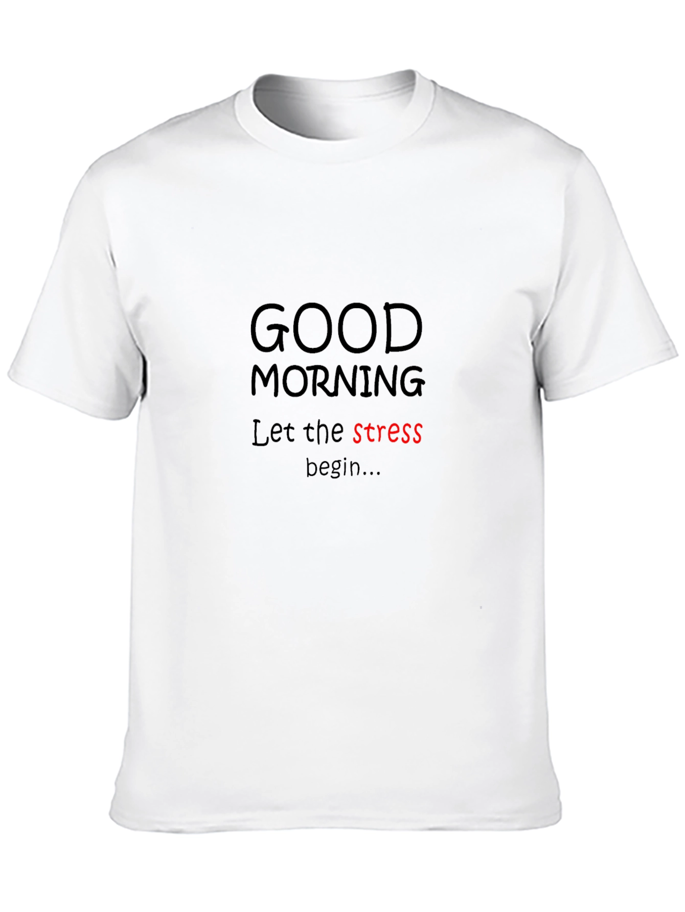 Black Funny Stressful Day T-Shirt view 10