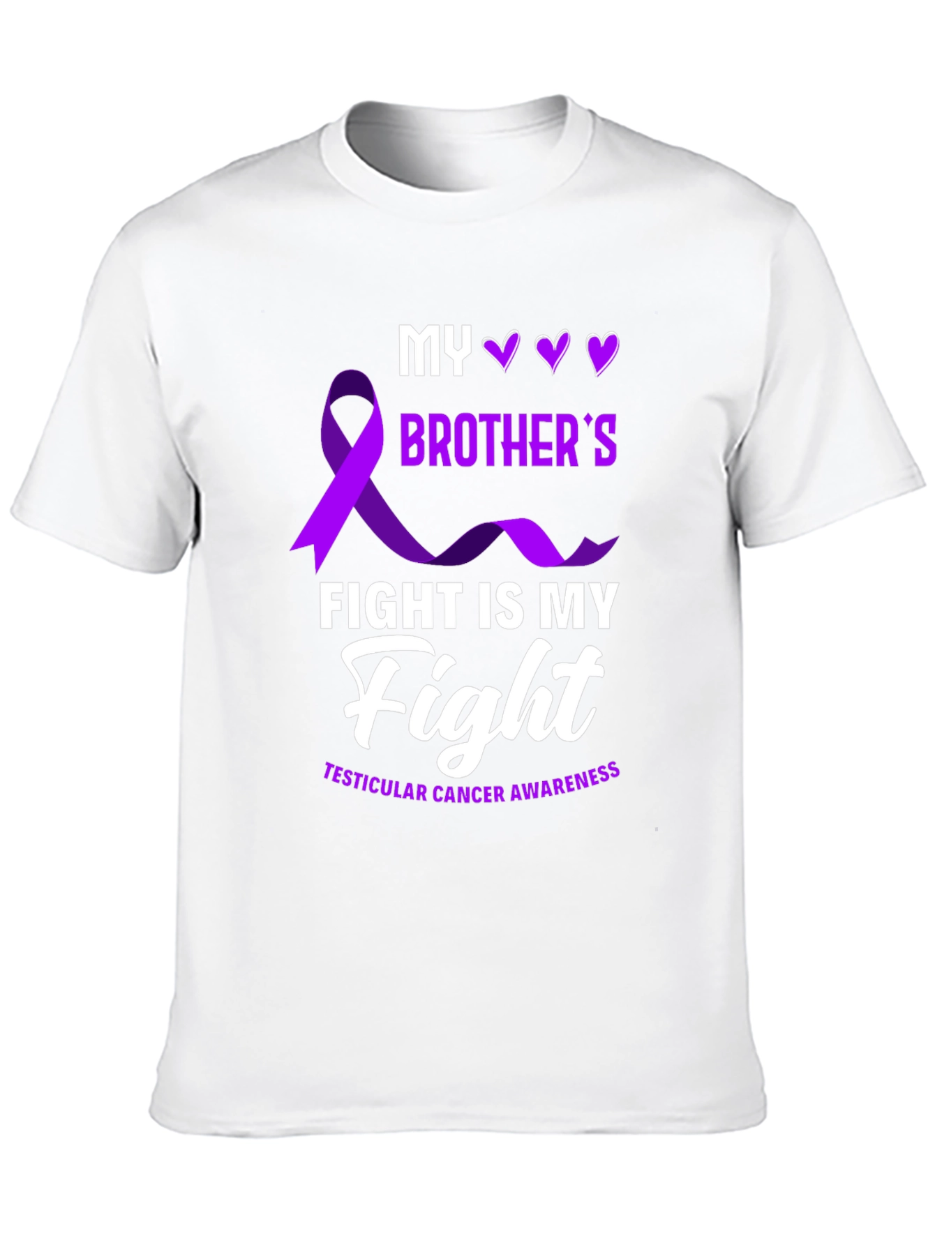 Testicular Cancer Awareness T-Shirt - My Brother's Fight - 10