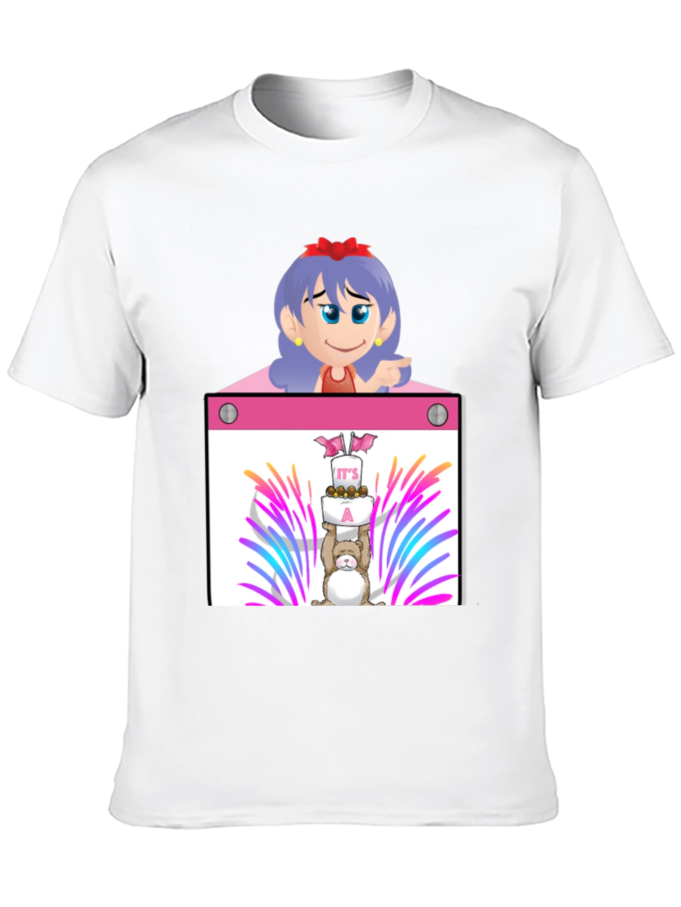 Black Cartoon Character Graphic Tee - Celebrate with Style! view 10