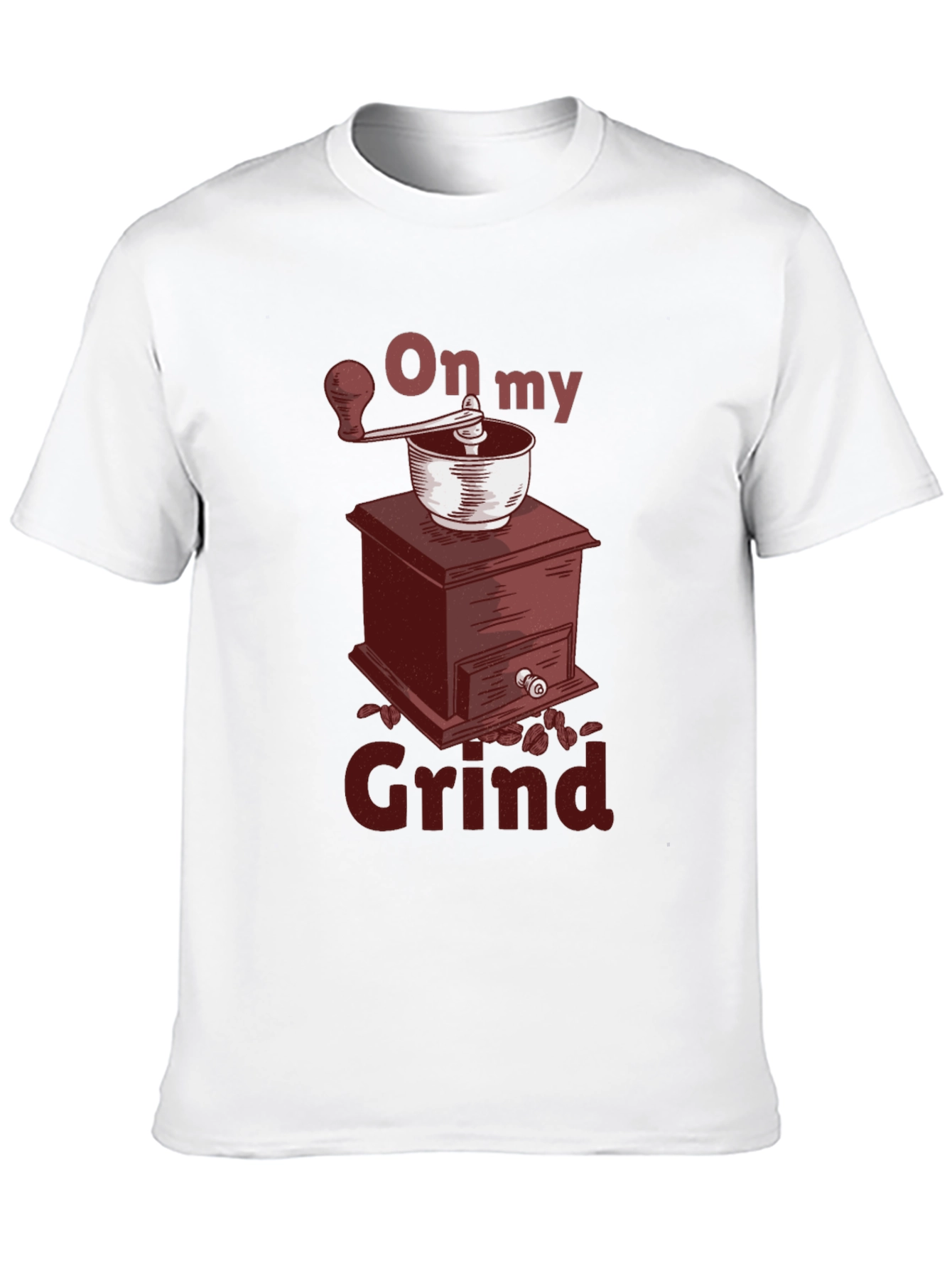 Black On My Grind Coffee Lover Graphic Tee - Unique Gift view 10
