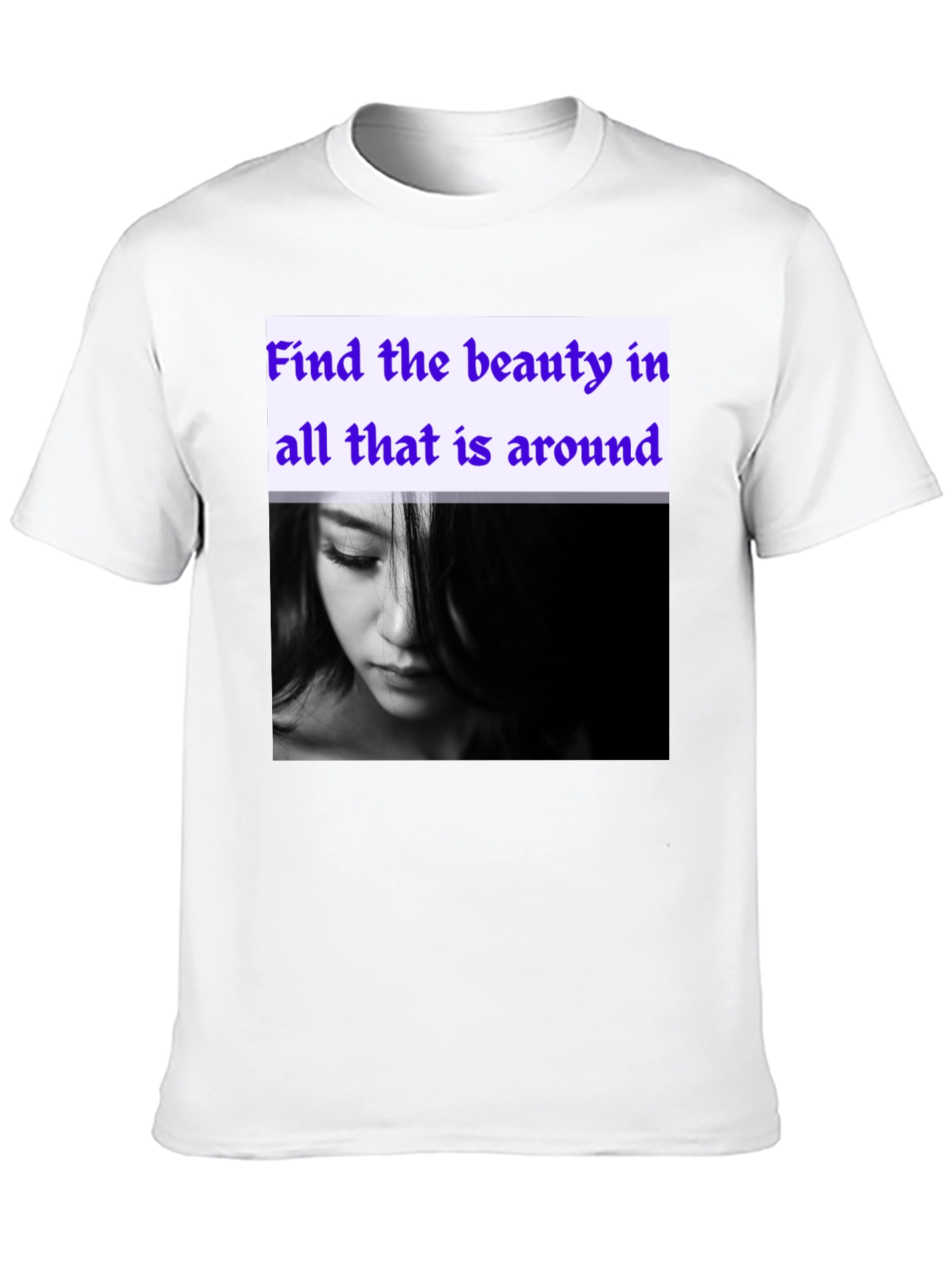 Black Beauty Within T-Shirt - Inspirational Graphic Tee view 10