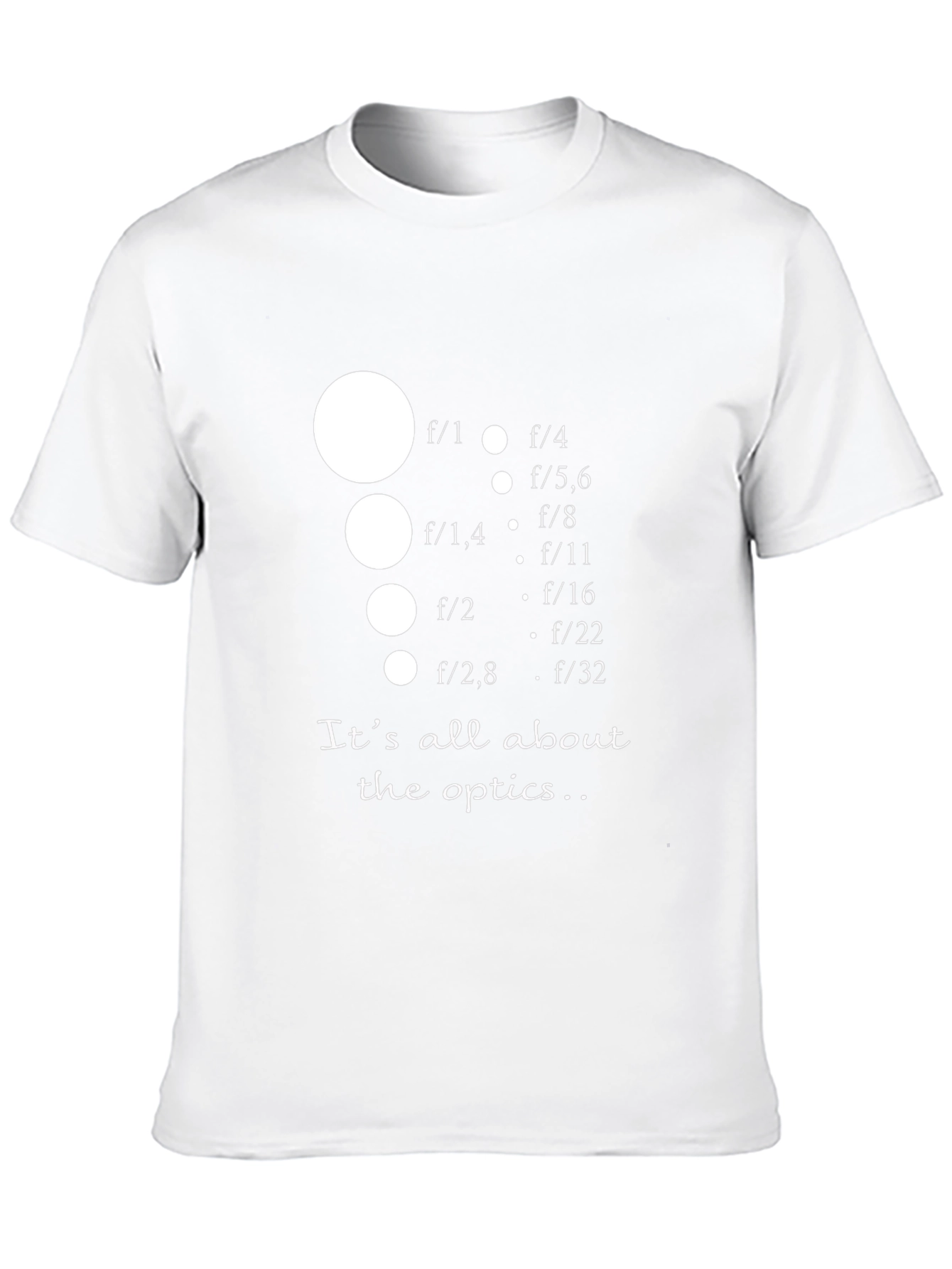 Optics T-Shirt - Photography Aperture Design - 10