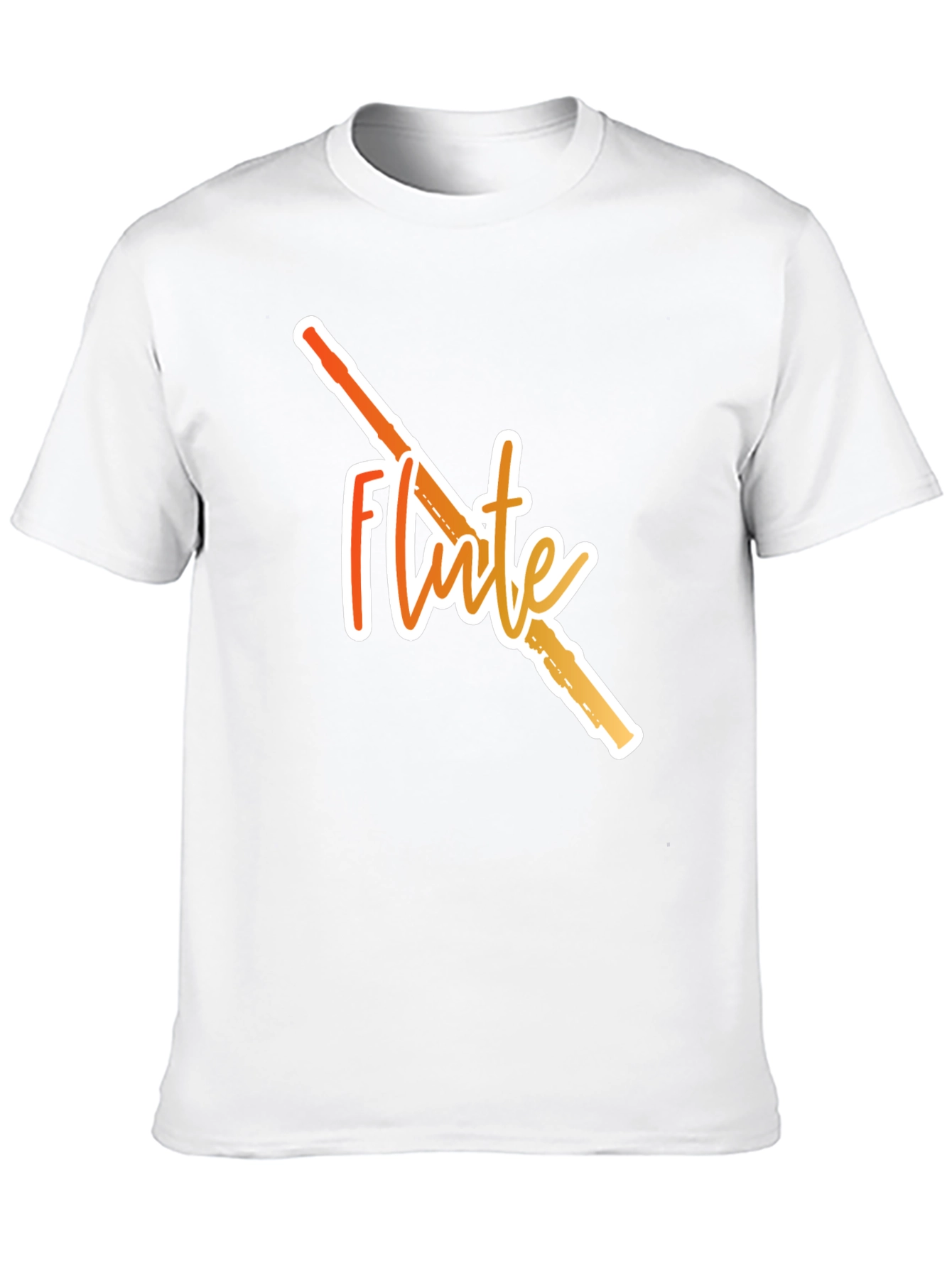 Flute Graphic Black T-Shirt - 10