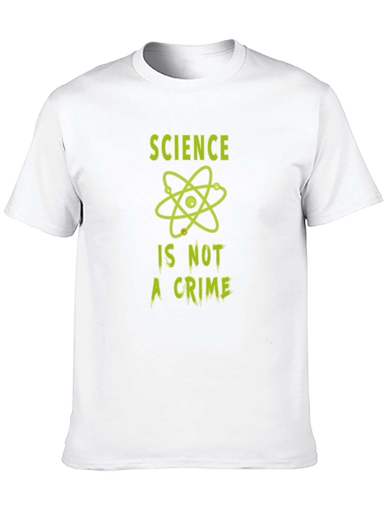 Black Science Is Not A Crime T-Shirt - Black view 10