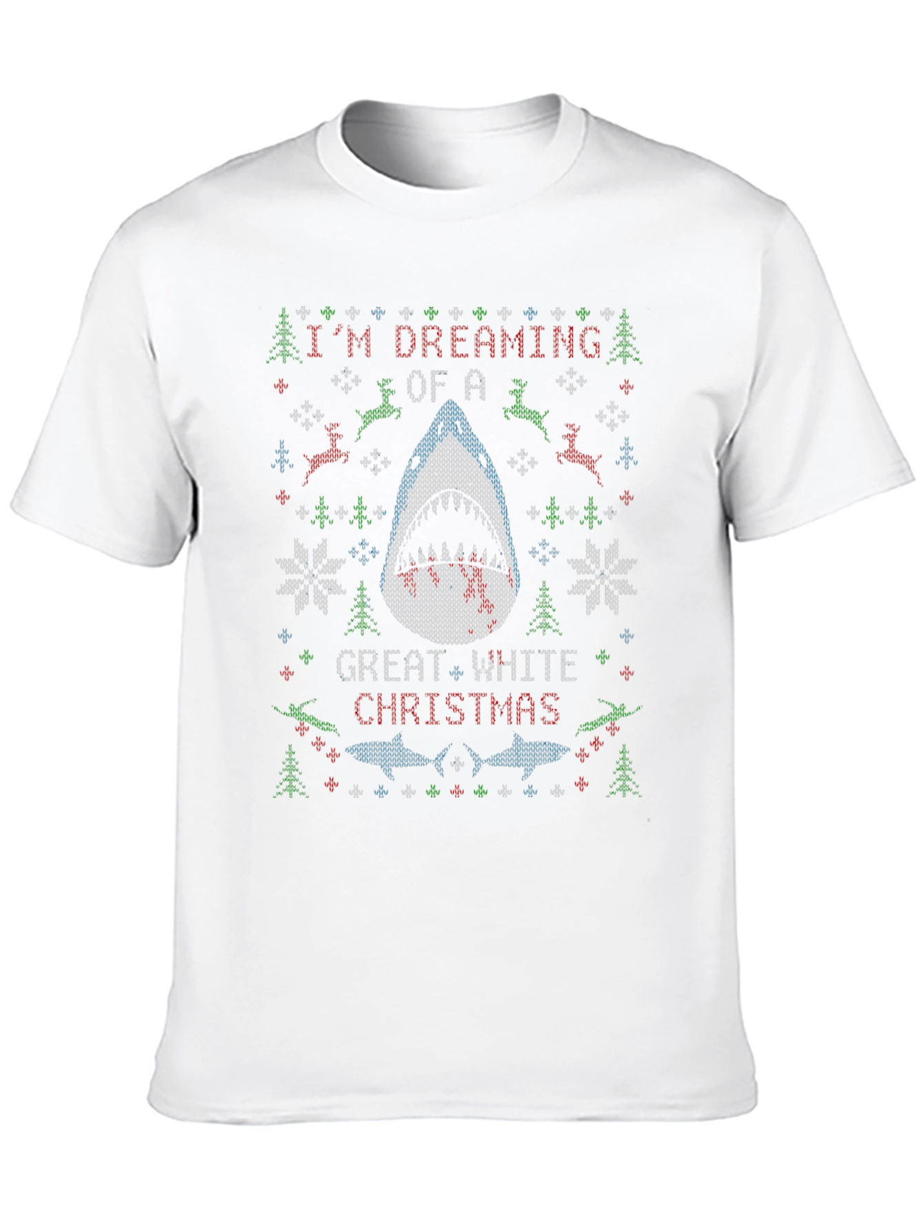 Black Great White Christmas T-Shirt view 10