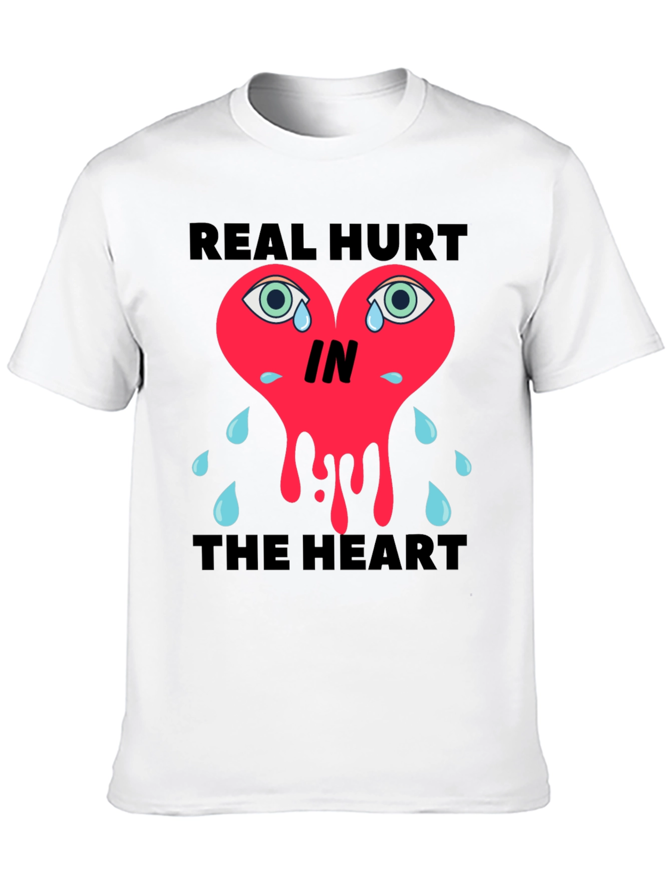 Real Hurt in the Heart Graphic Tee - 10