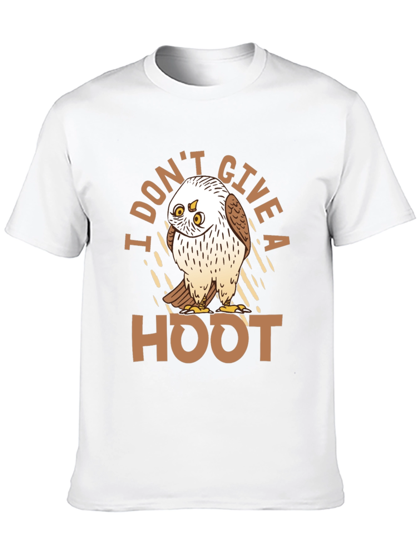 Black I Don't Give a Hoot Owl T-Shirt view 10