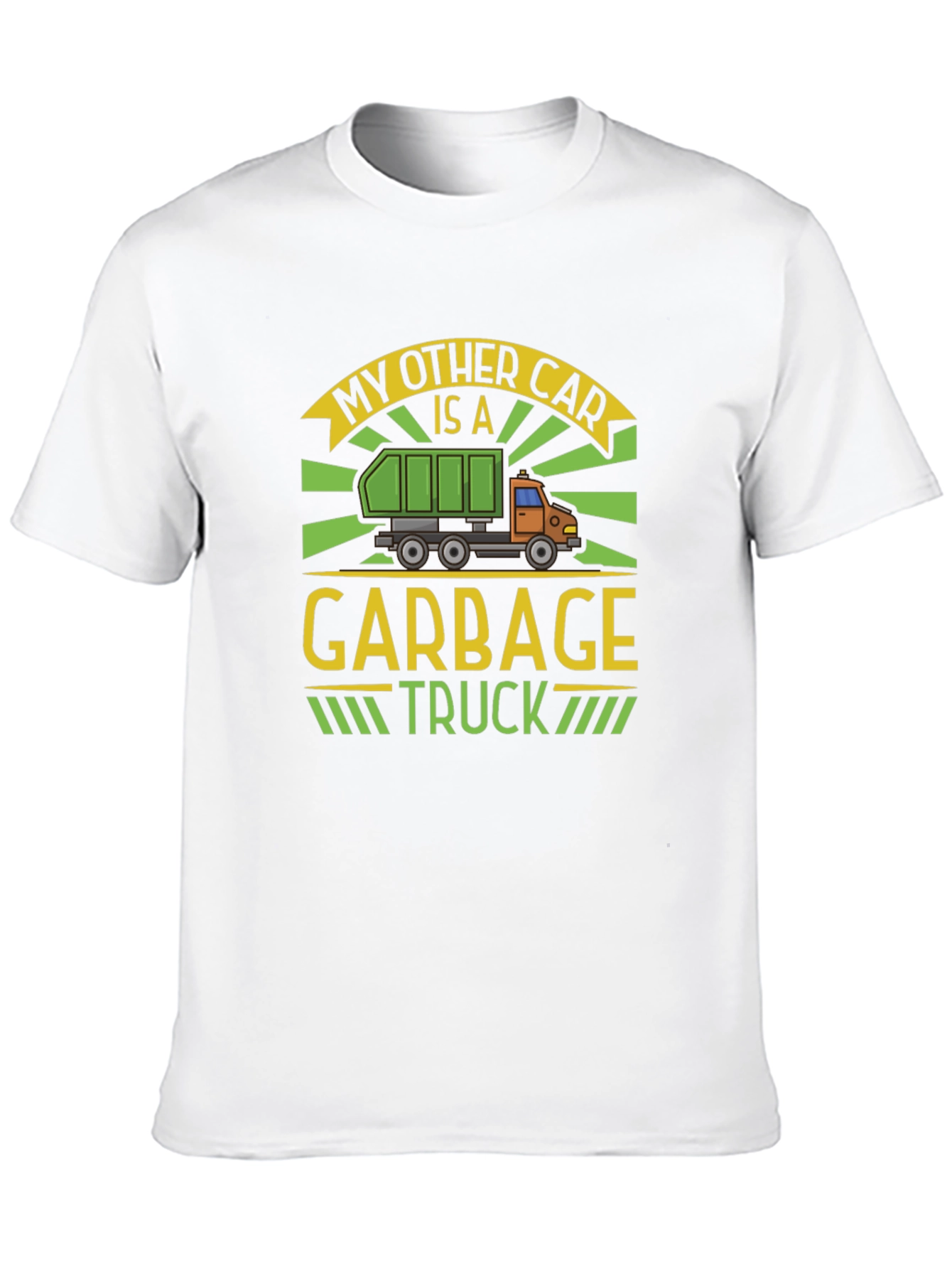 Black My Other Car is a Garbage Truck T-Shirt view 10