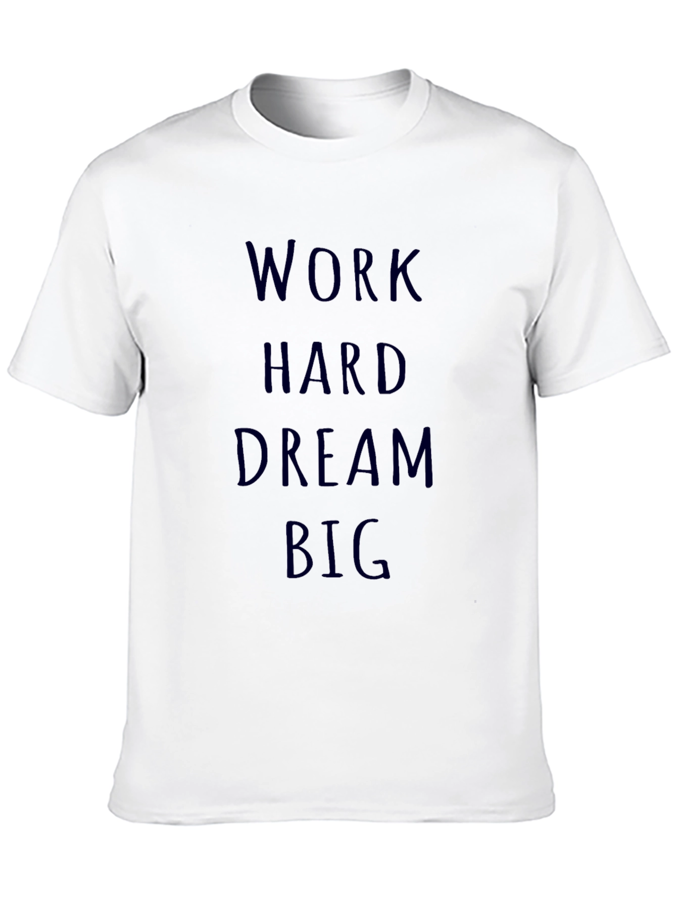 Black Work Hard Dream Big T-Shirt - Motivational Tee view 10