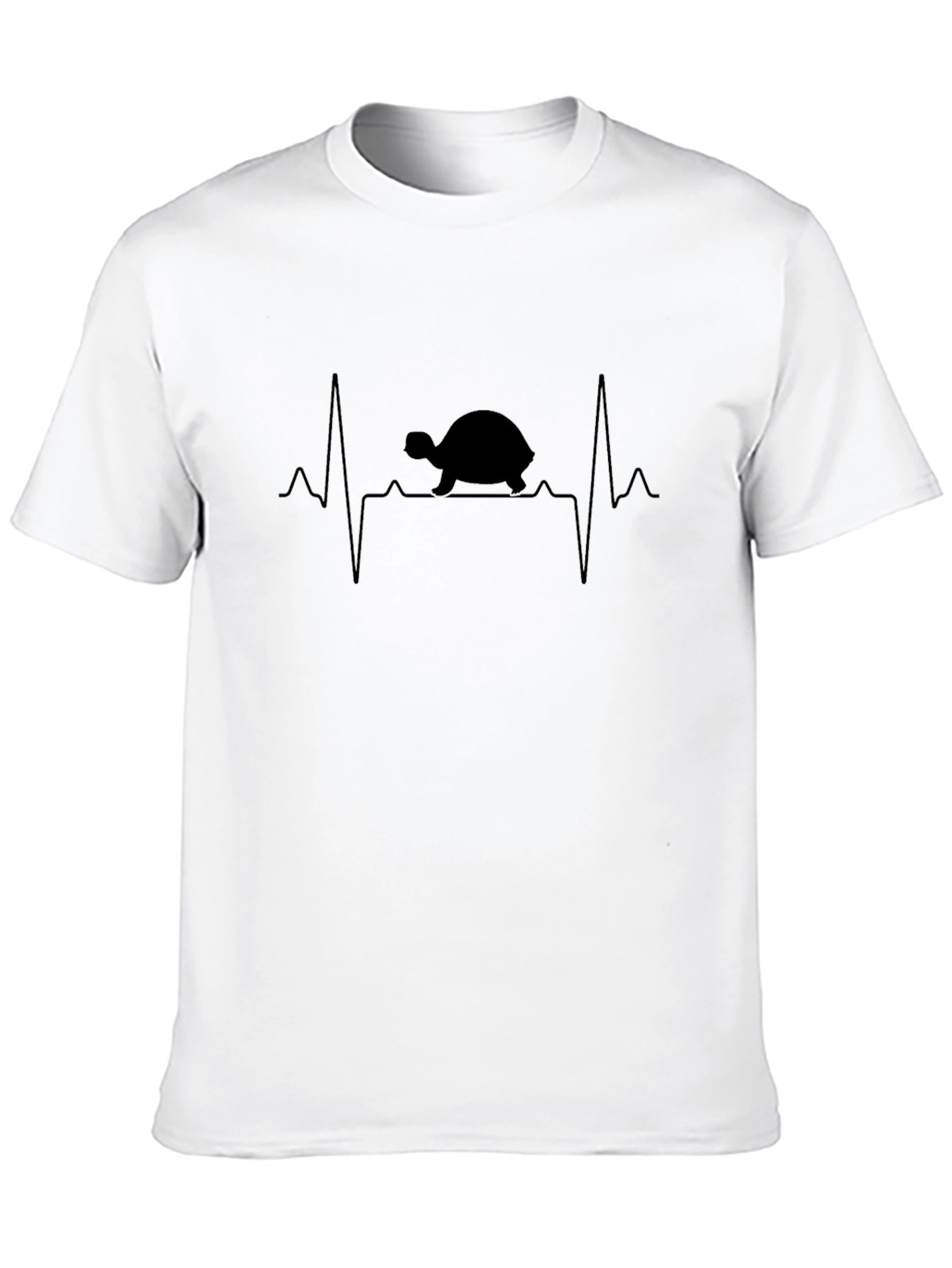 Black Turtle Heartbeat T-Shirt - Slow & Steady Wins! view 10