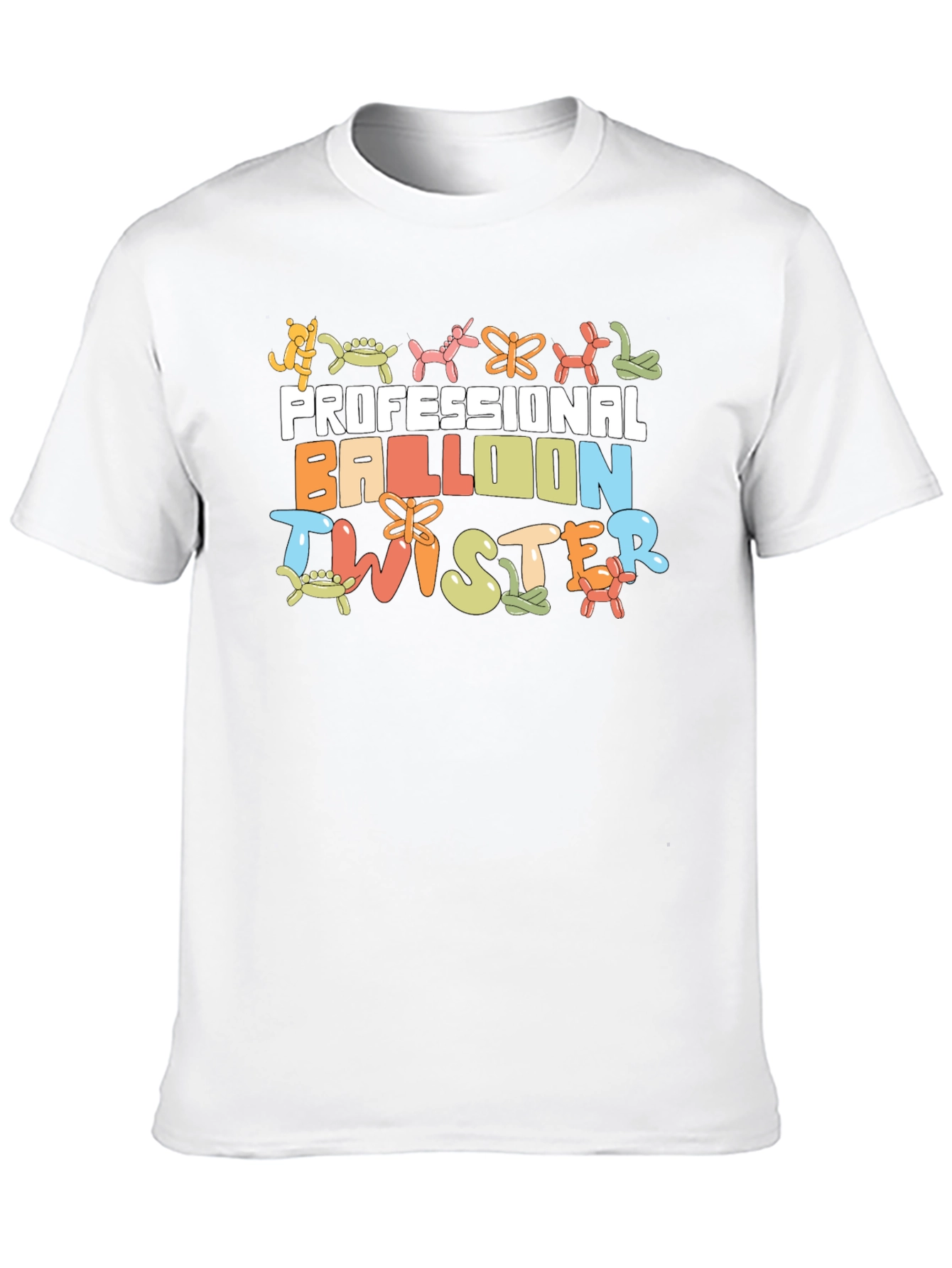 Black Professional Balloon Twister T-Shirt view 10