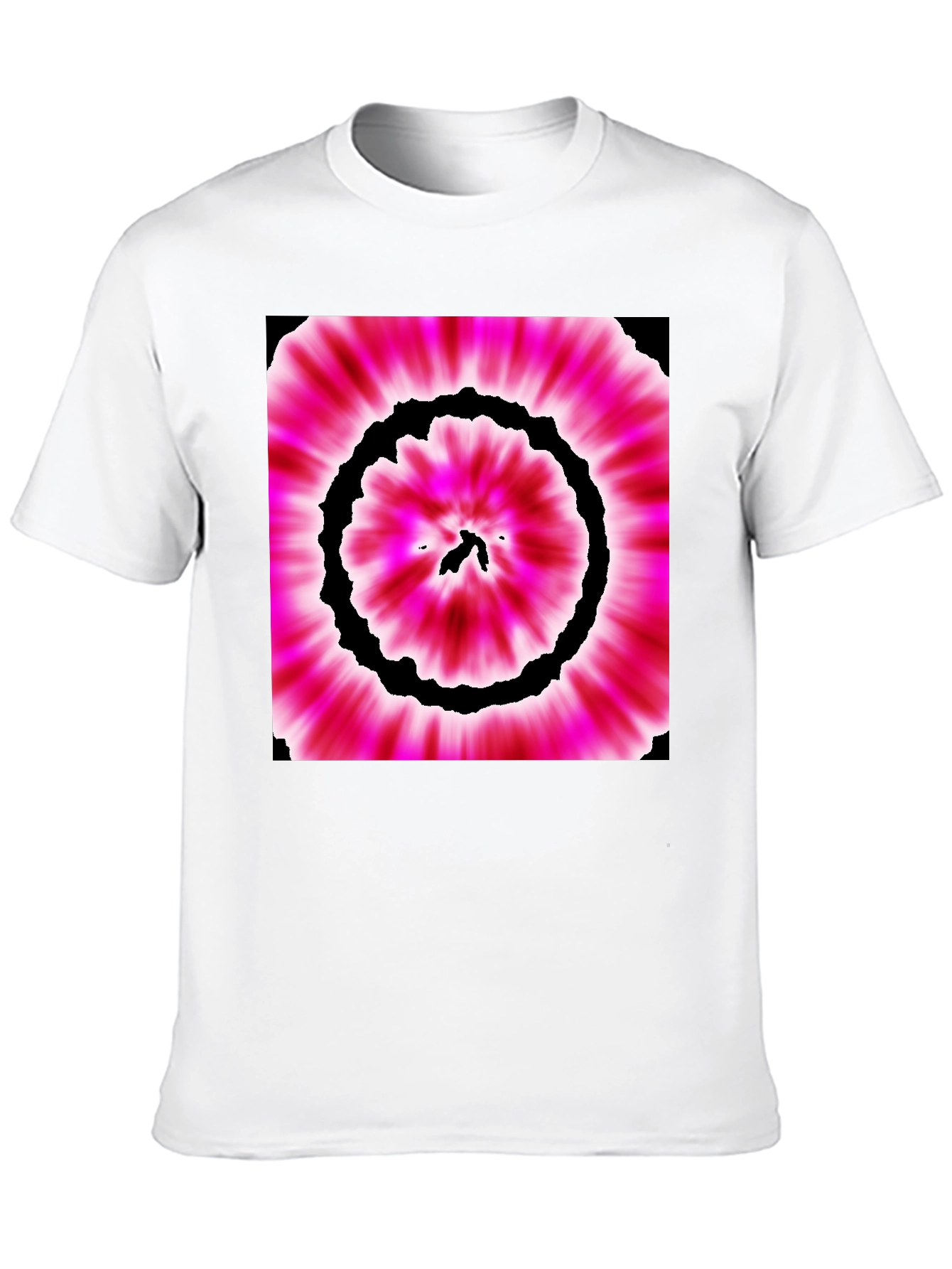 Black Vibrant Tie-Dye Graphic Tee view 10
