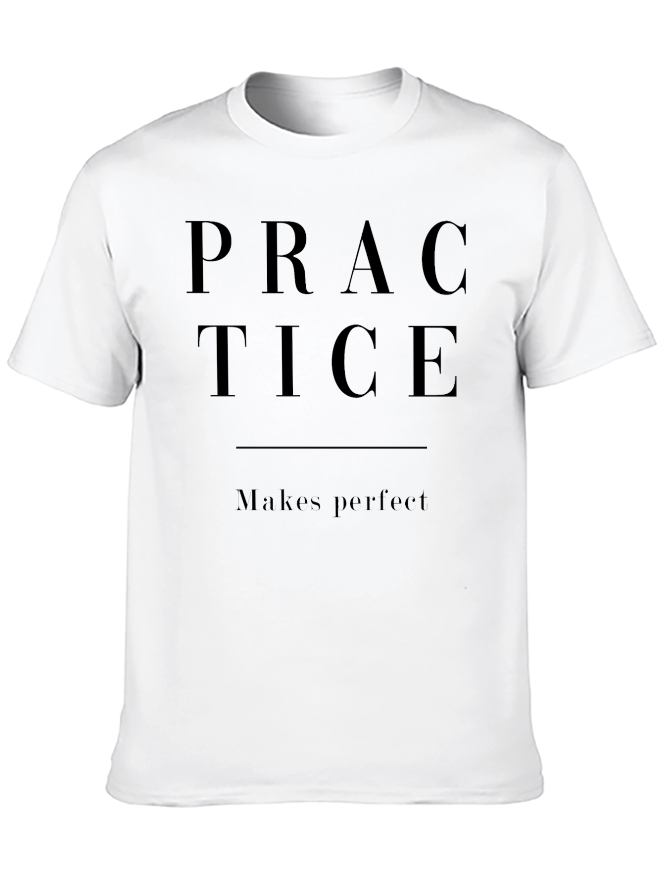 Black Practice Makes Perfect Graphic Tee view 10
