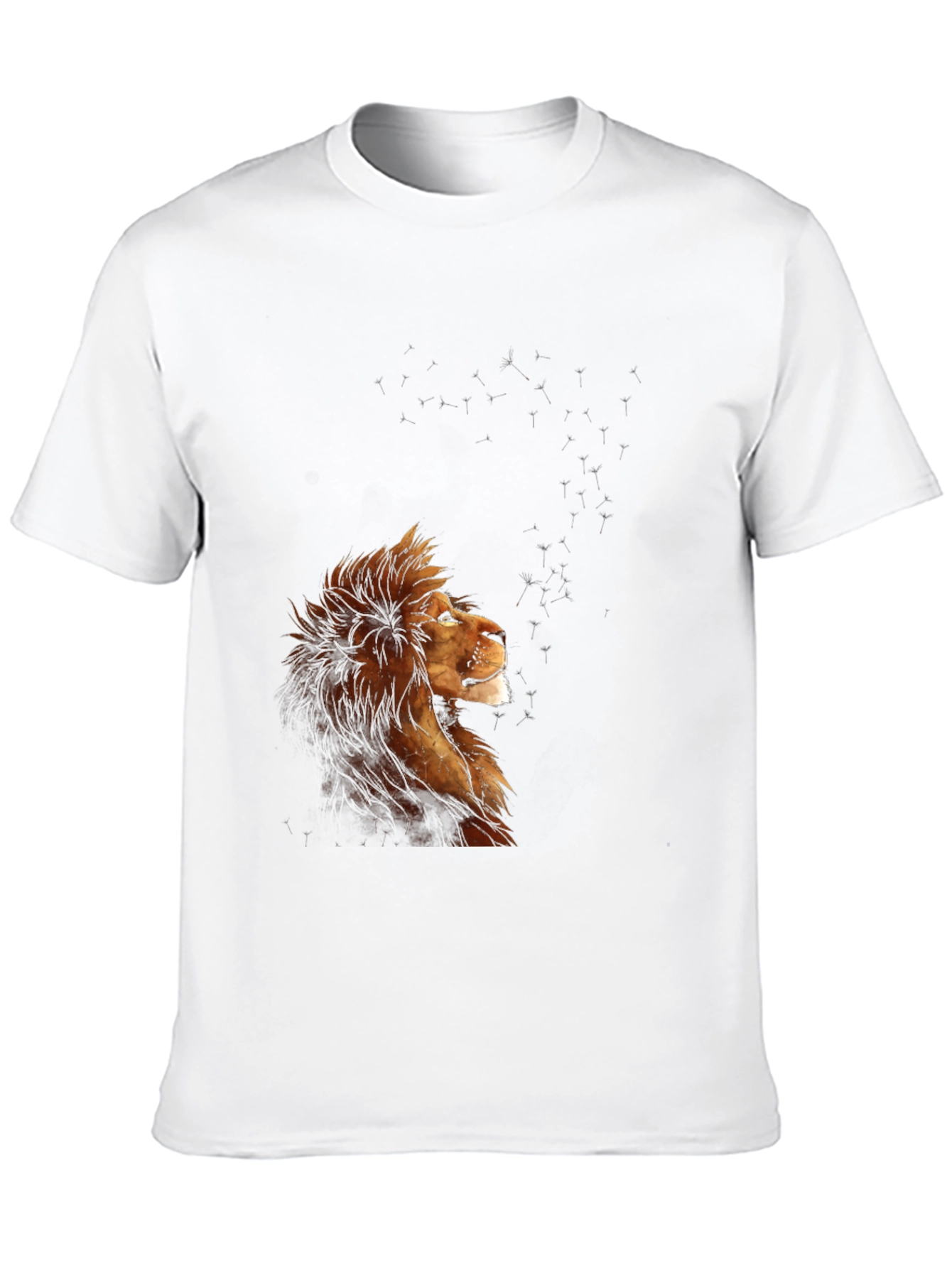 Black Lion Constellation Graphic T-Shirt - Black view 10