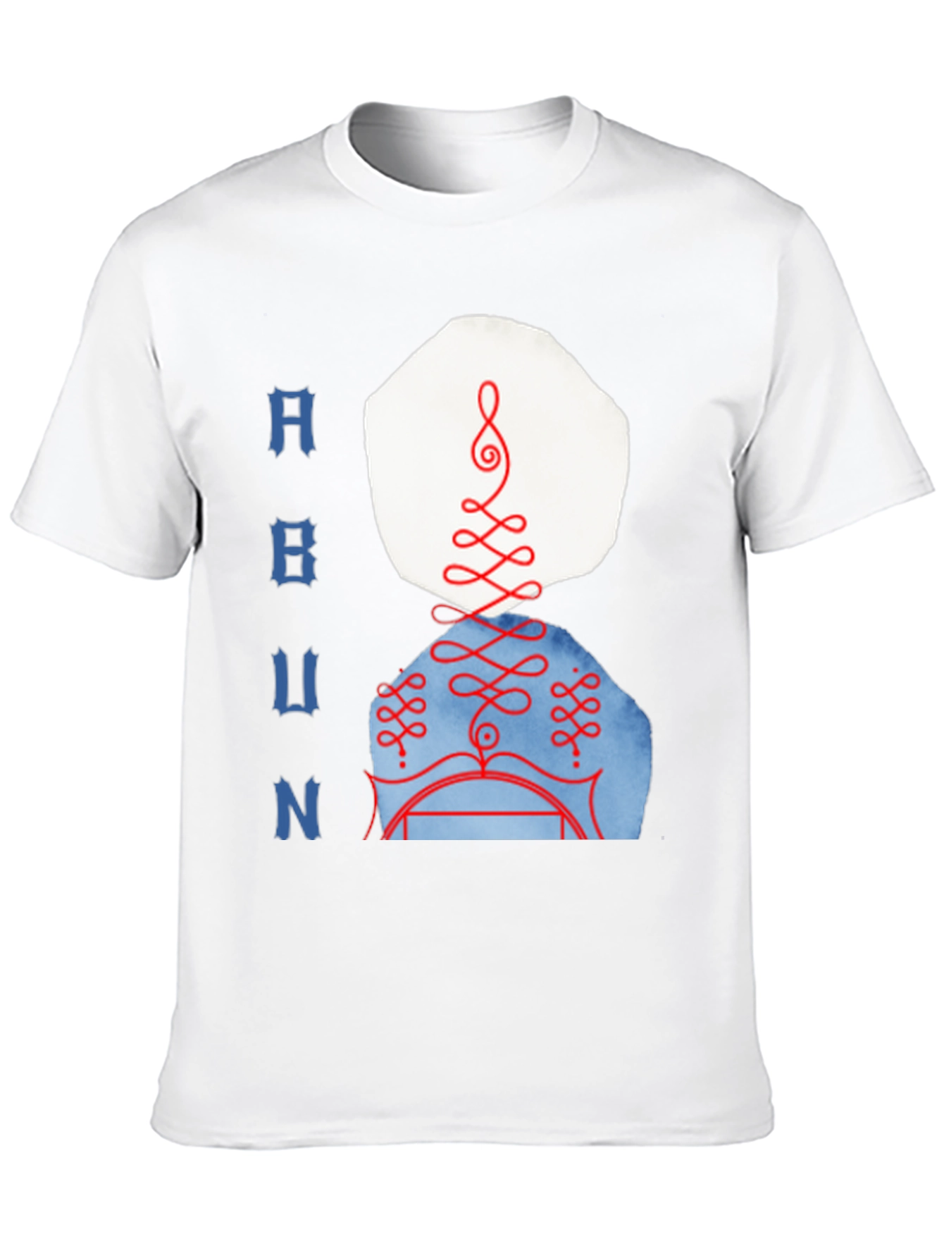 Black Abstract Graphic Print T-Shirt view 10