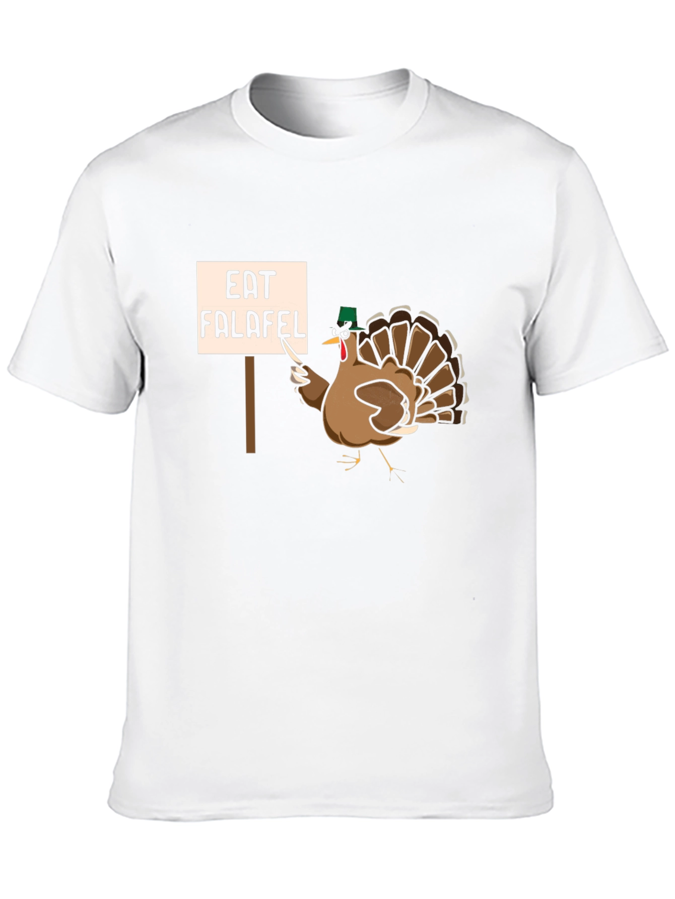 Black Eat Falafel Turkey Humor T-Shirt view 10