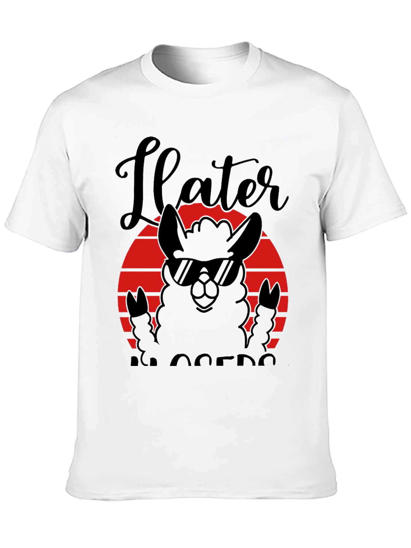 Llama Hater T-Shirt - Funny Alpaca Tee - 10
