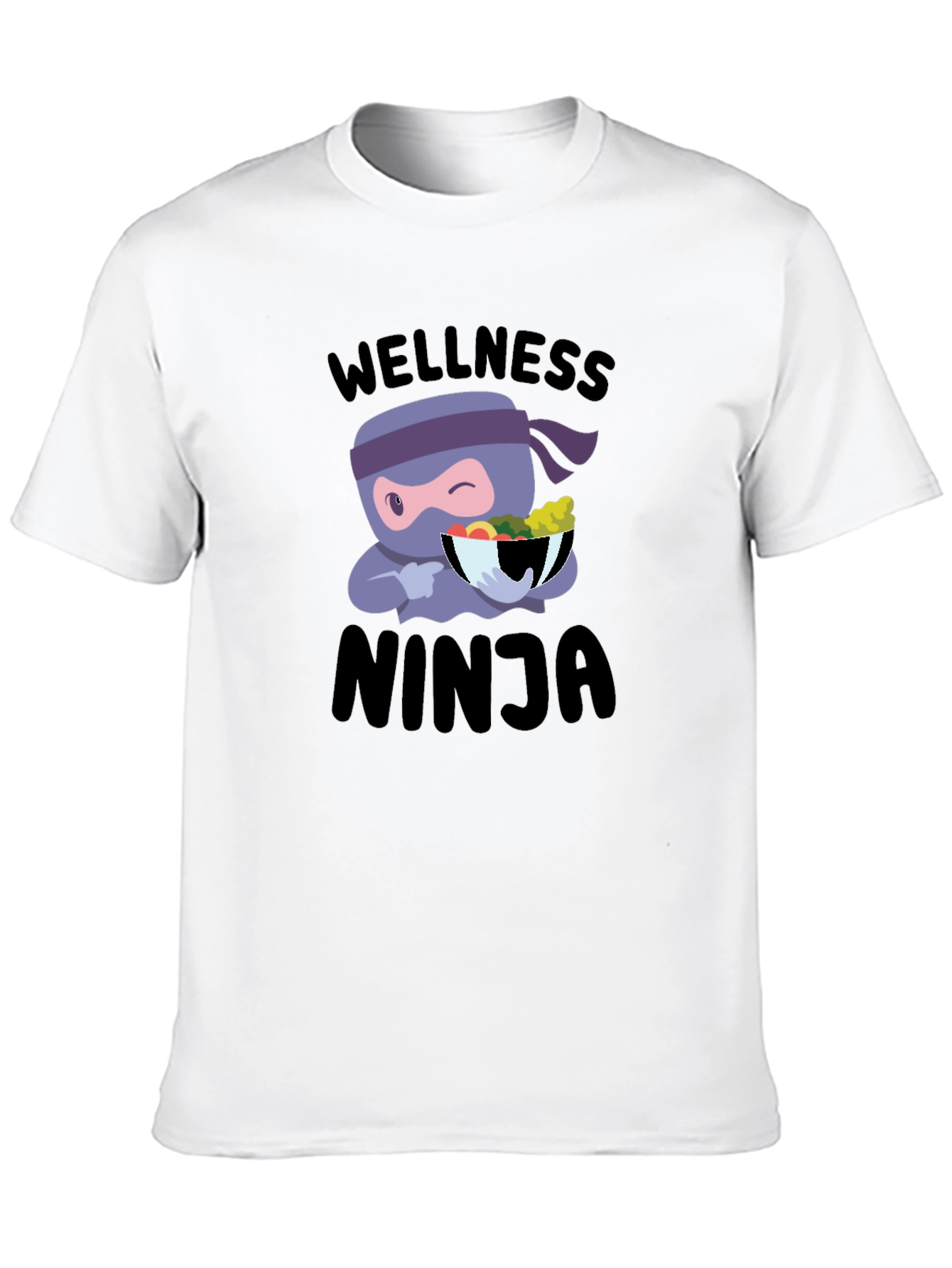 Black Wellness Ninja Black T-Shirt view 10