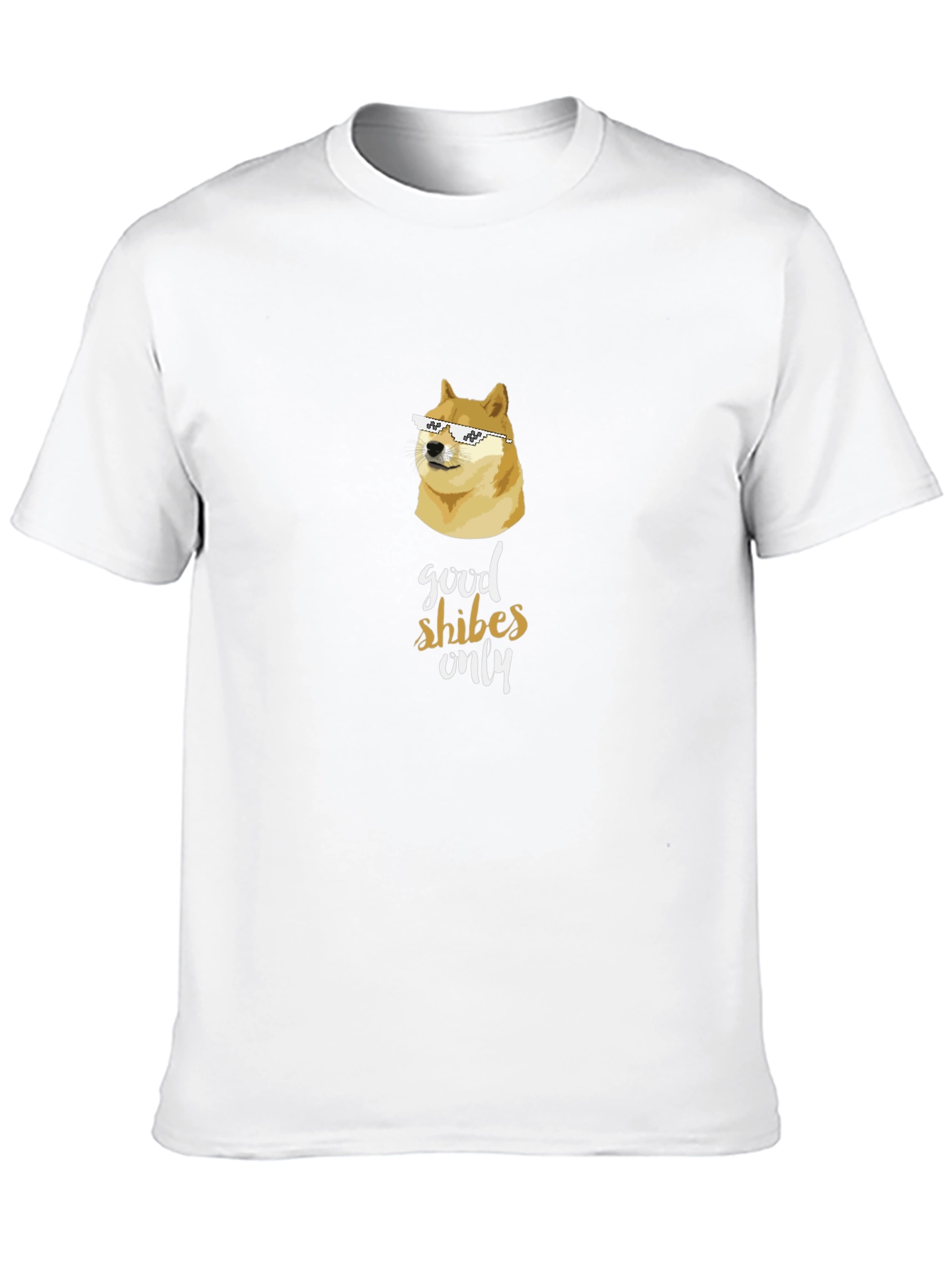 Black Good Shibes Only Black T-Shirt view 10