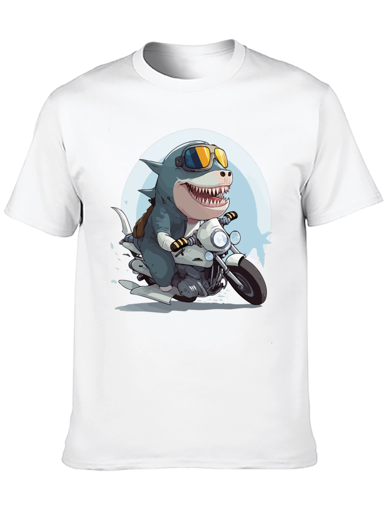 Black Shark Rider Graphic Tee view 10
