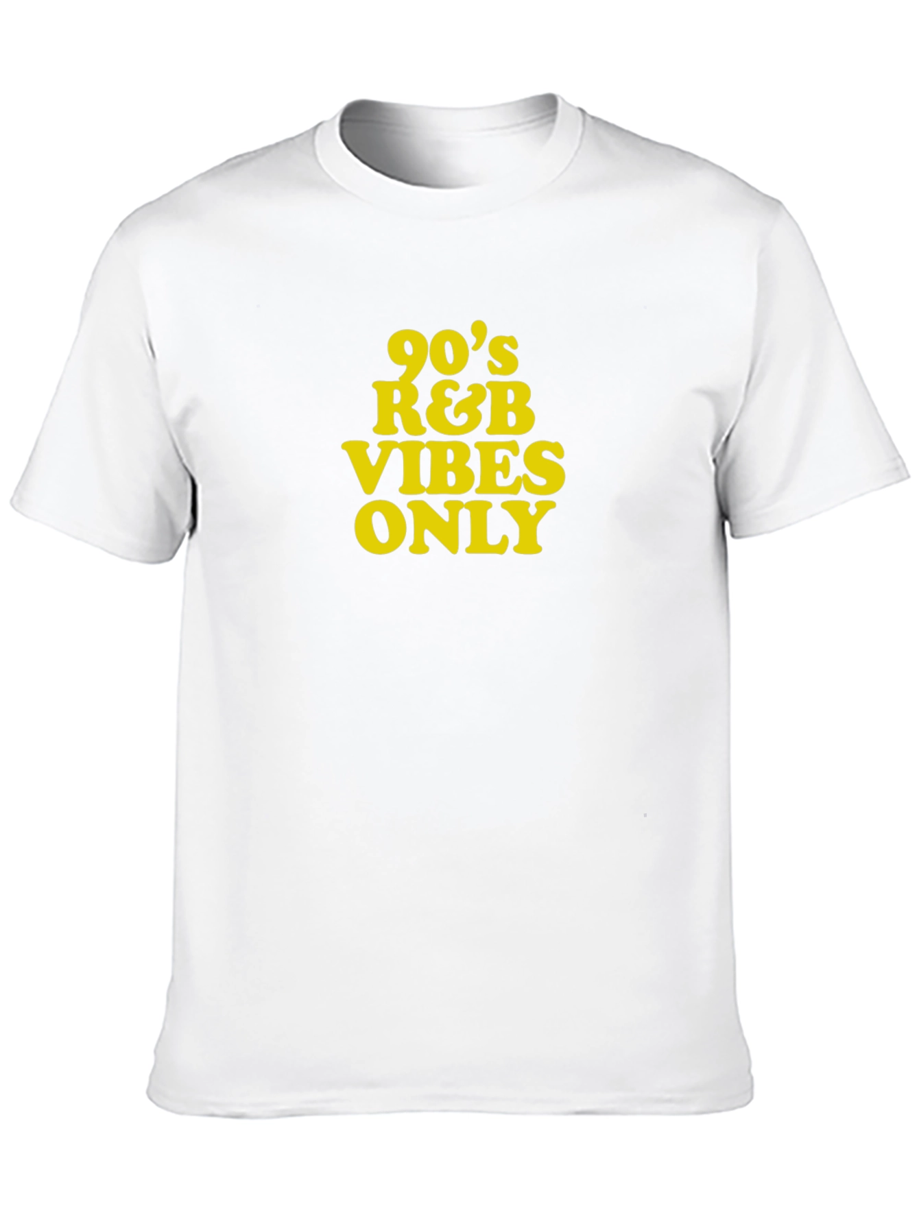 Black 90's R&B Vibes Only Black T-Shirt view 10