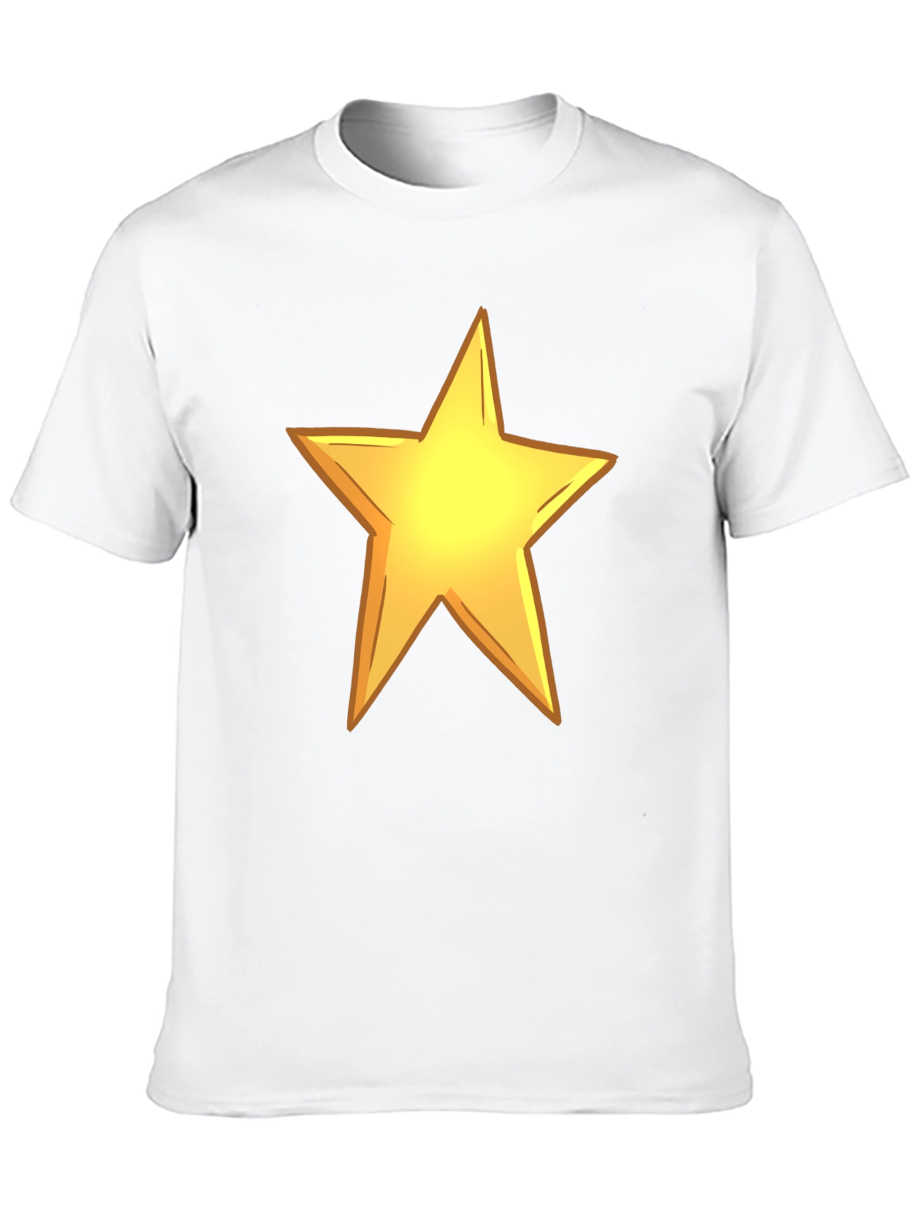 Black Bold Star Graphic Black Tee view 10