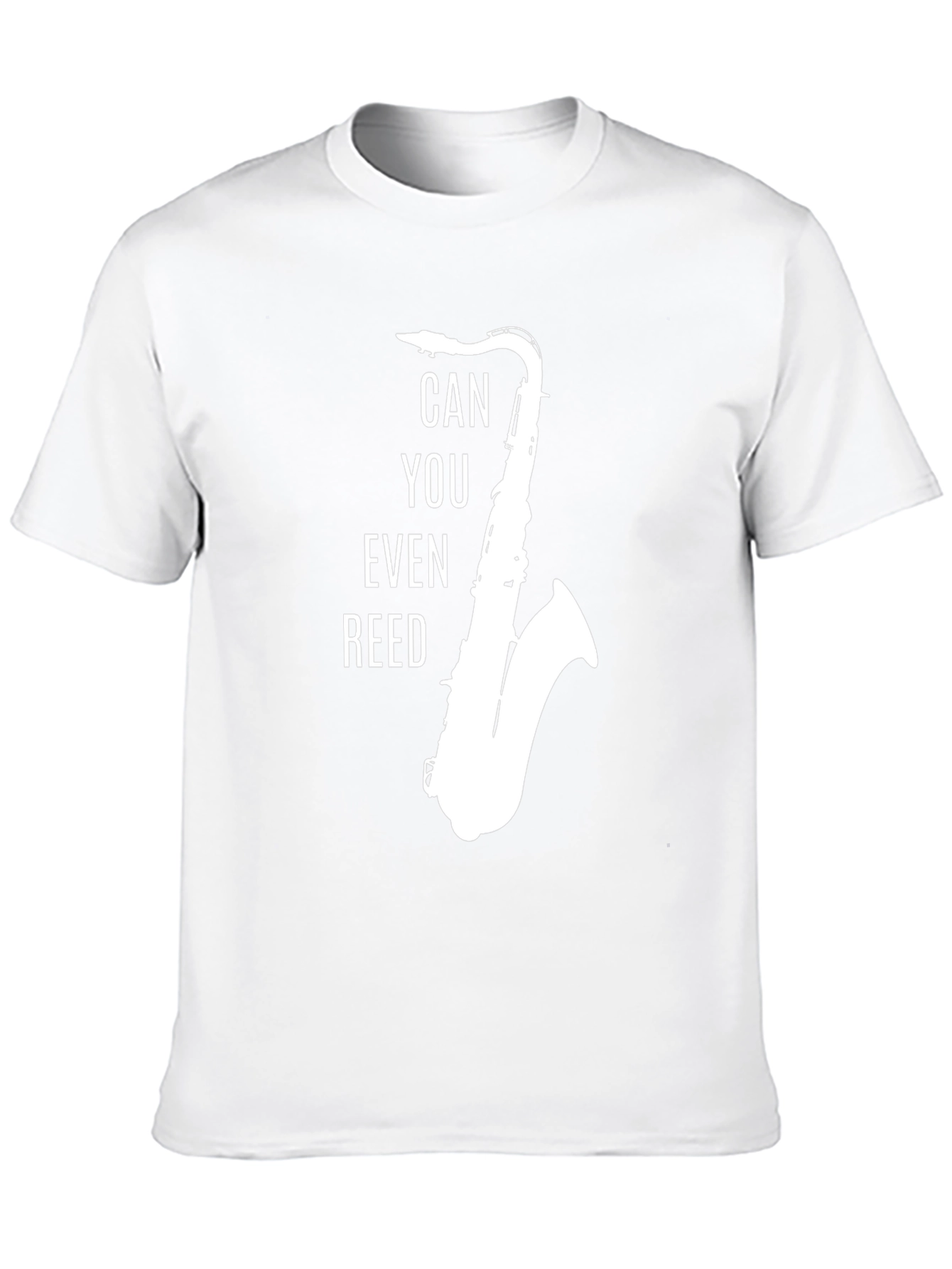 Black Can You Even Reed T-Shirt - Musician Saxophone Player Tee view 10