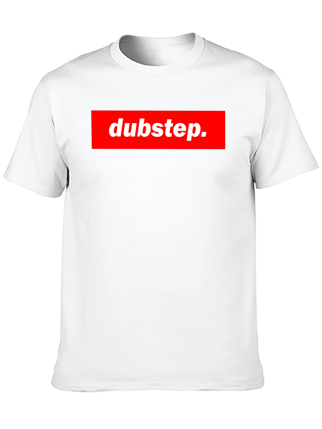 Black Dubstep Graphic Tee - Black Crew Neck T-Shirt view 10