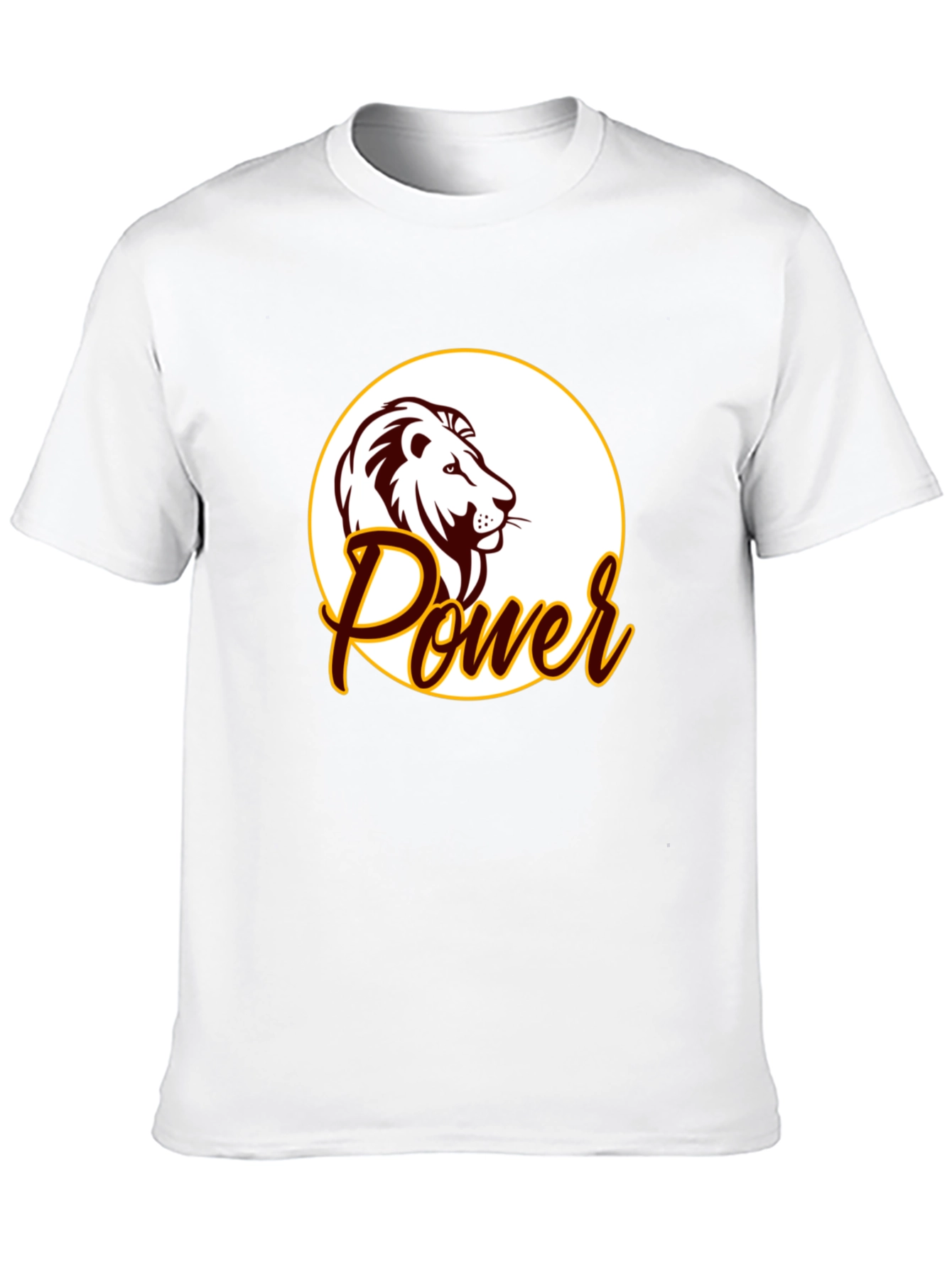Black Power Lion Graphic Tee - Black Cotton Blend view 10