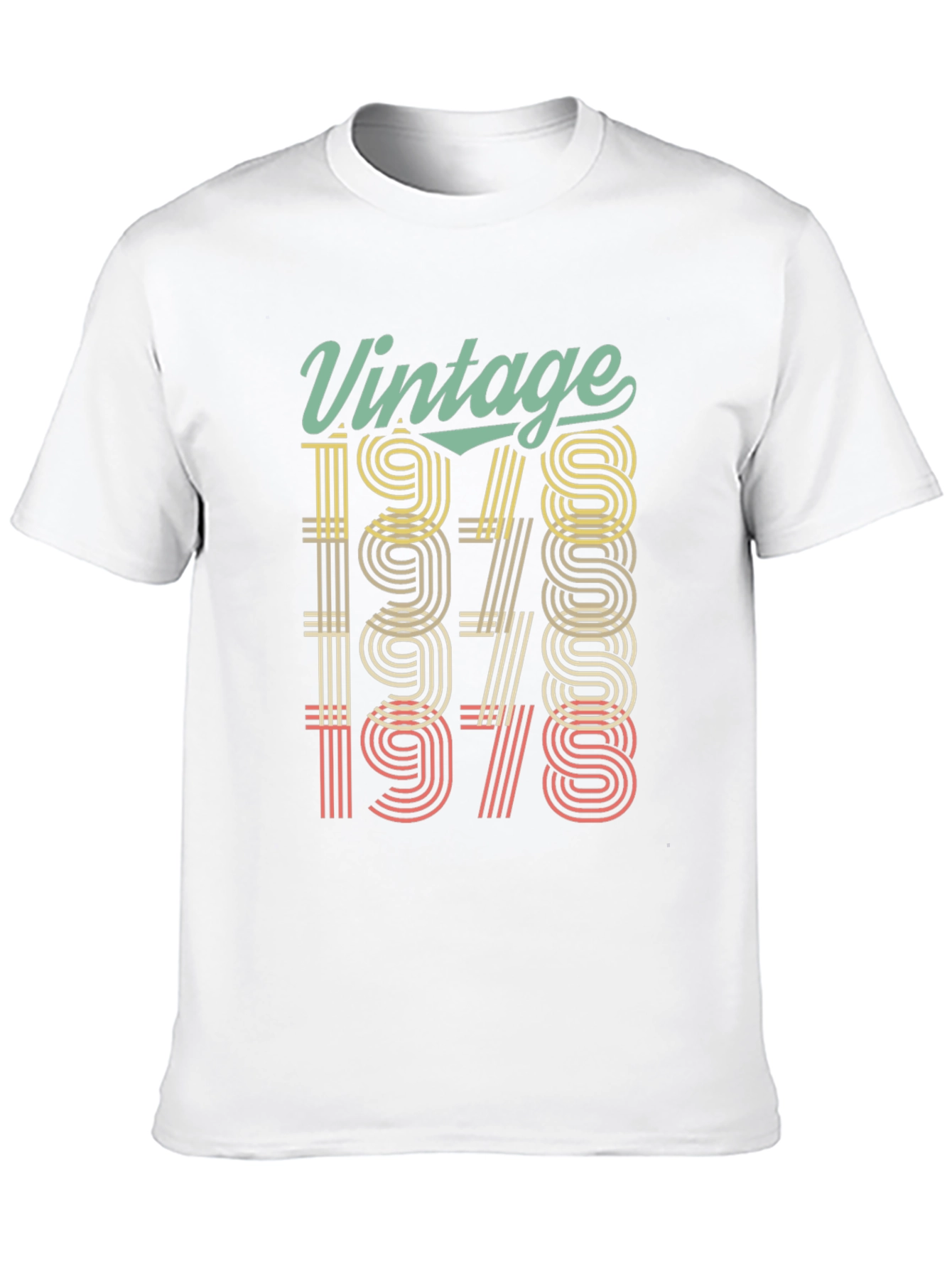 Black Vintage 1978 Birthday T-Shirt - Retro Style view 10