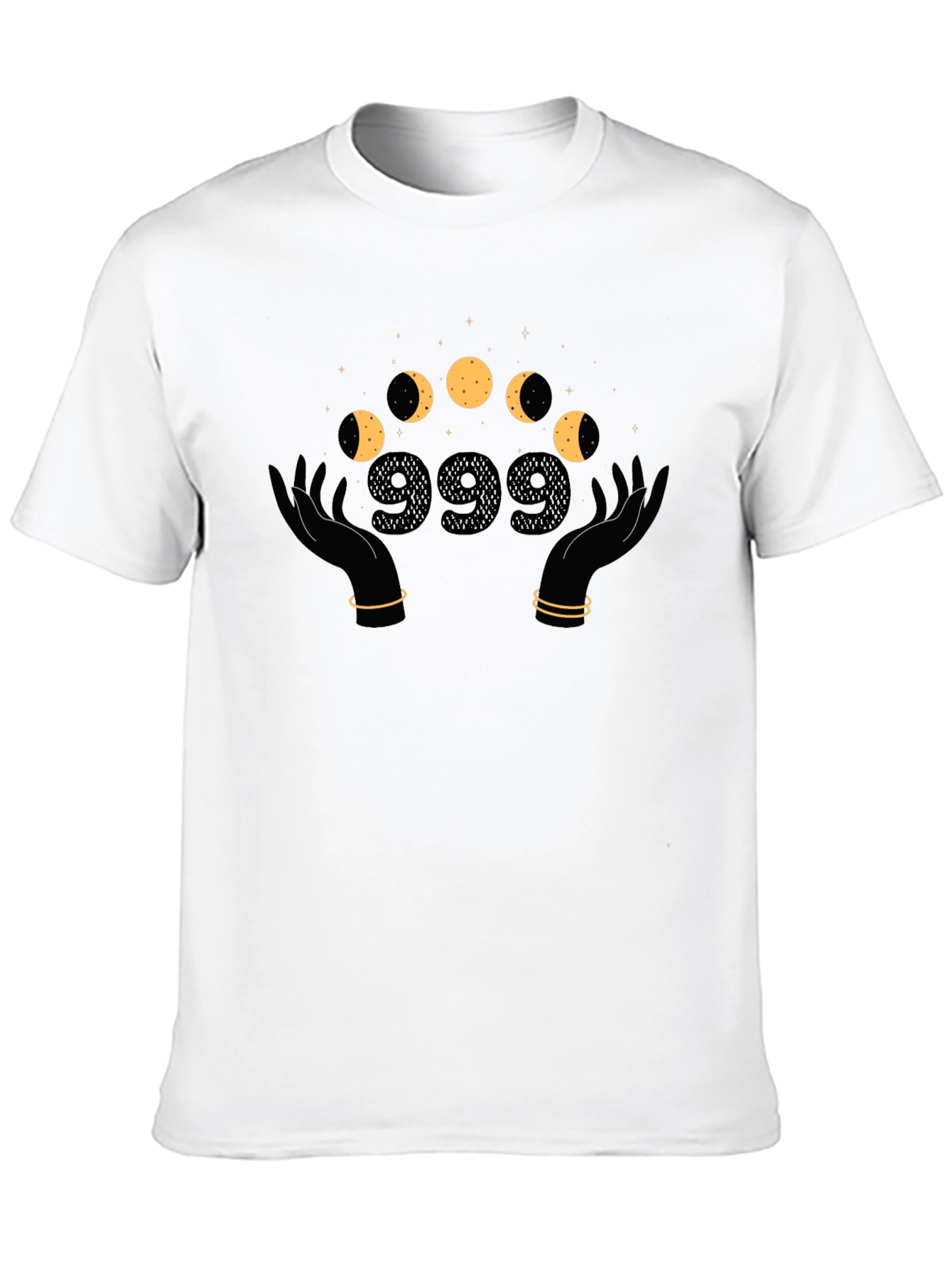 Black Mystic 999 Moon Phase Graphic Tee view 10