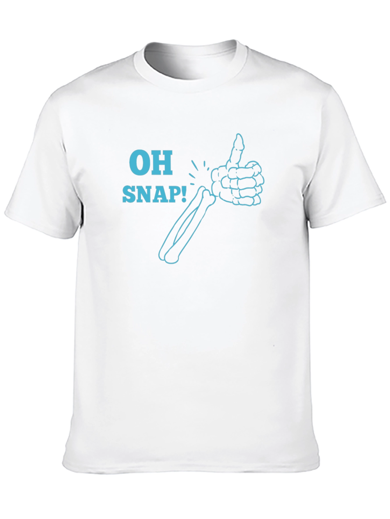 Black Oh Snap! Funny Bone Graphic Tee - Broken Arm Humor view 10