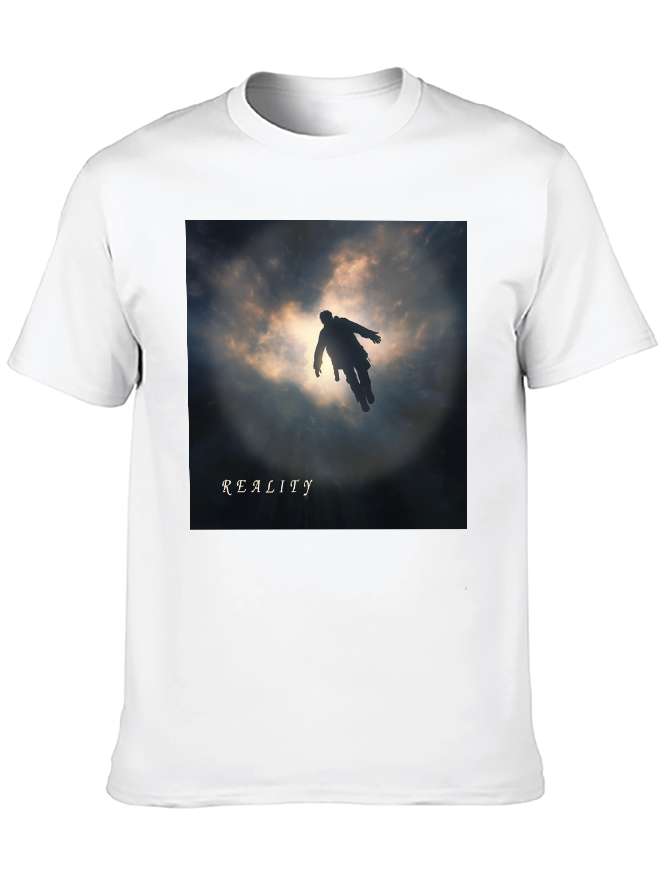 Black Reality Graphic Tee - Mens Black T-Shirt view 10