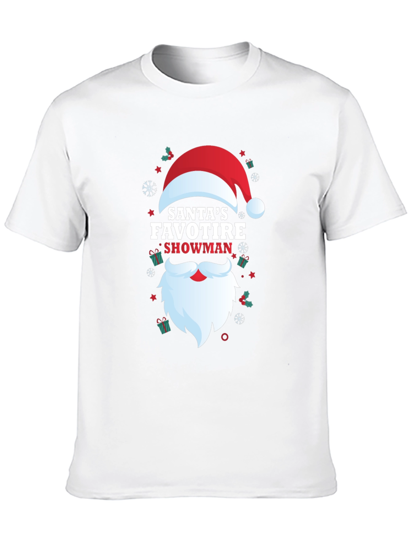 Black Santa's Favotire Showman Christmas T-Shirt view 10