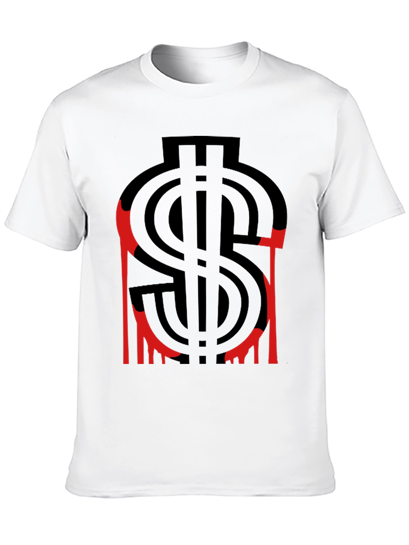 Black Bloody Money Graphic T-Shirt - Black view 10