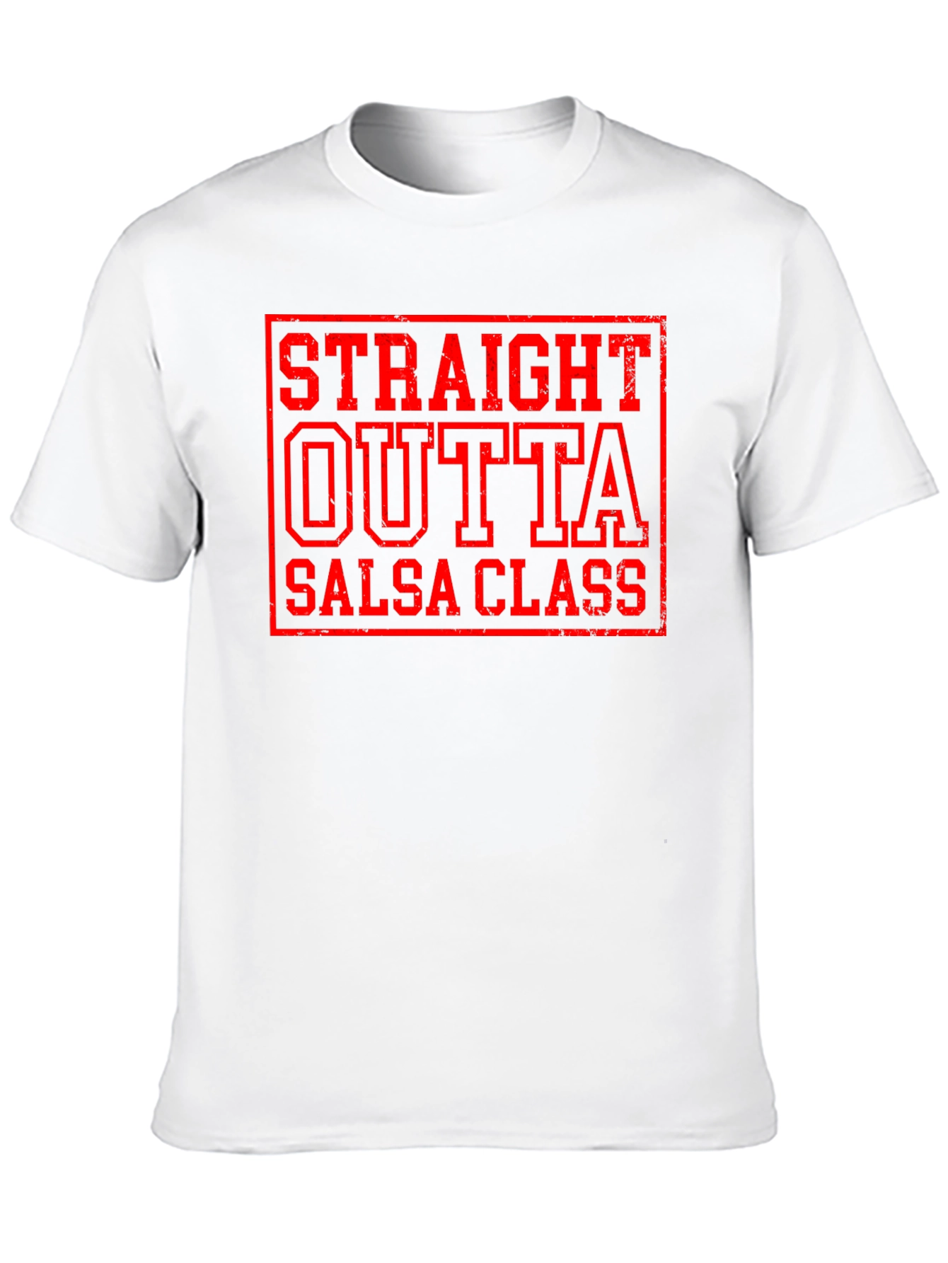 Black Straight Outta Salsa Class Funny Dance T-Shirt view 10