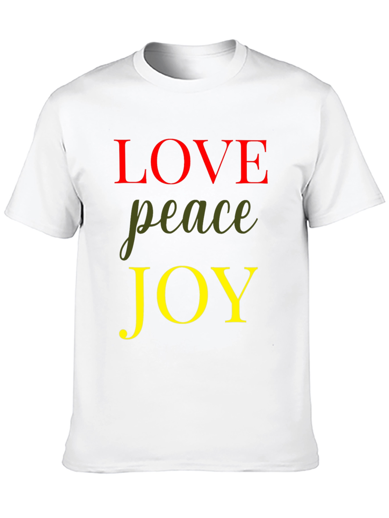 Black Love Peace Joy Graphic Tee - Black view 10