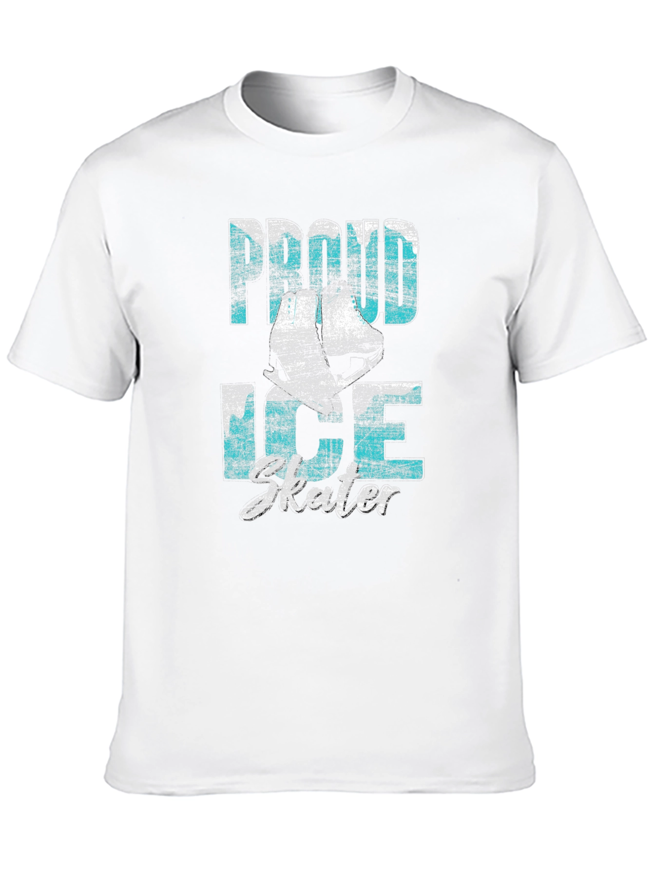 Black Proud Ice Skater Graphic Tee - Black Cotton Blend view 10