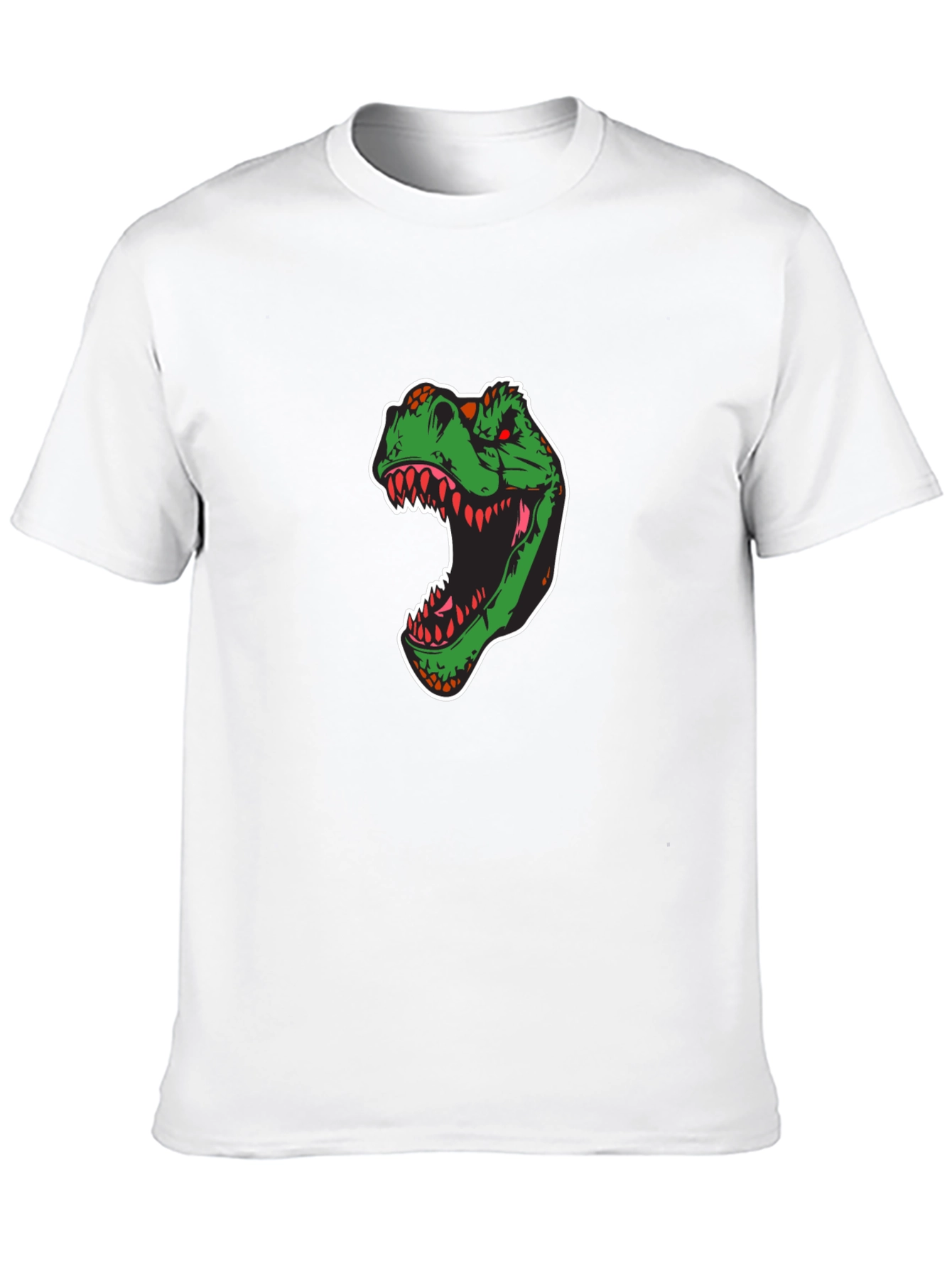 Black Dinosaur Graphic Tee - T-Rex Design view 10