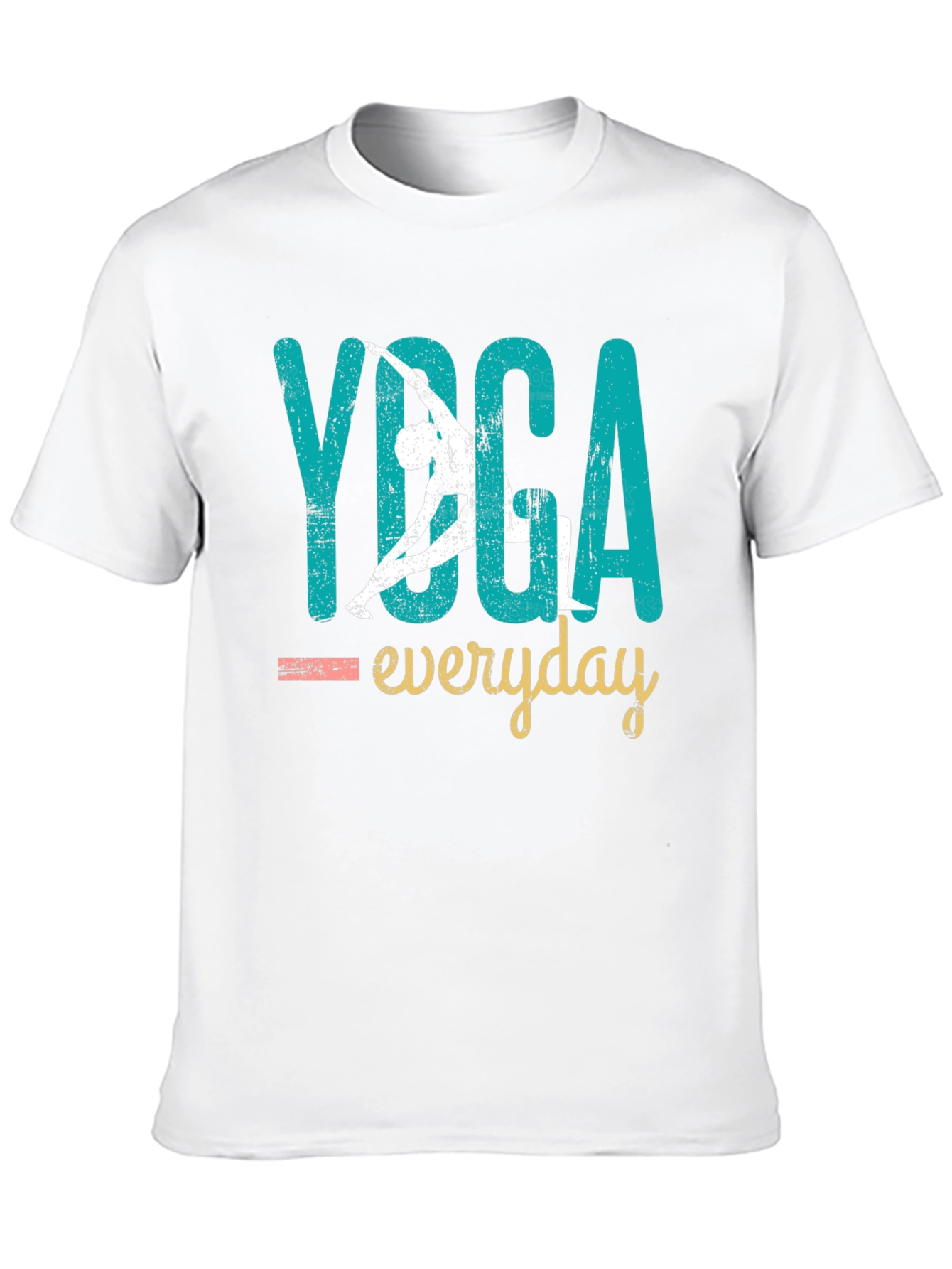 Black Yoga Everyday Graphic Tee - Black view 10