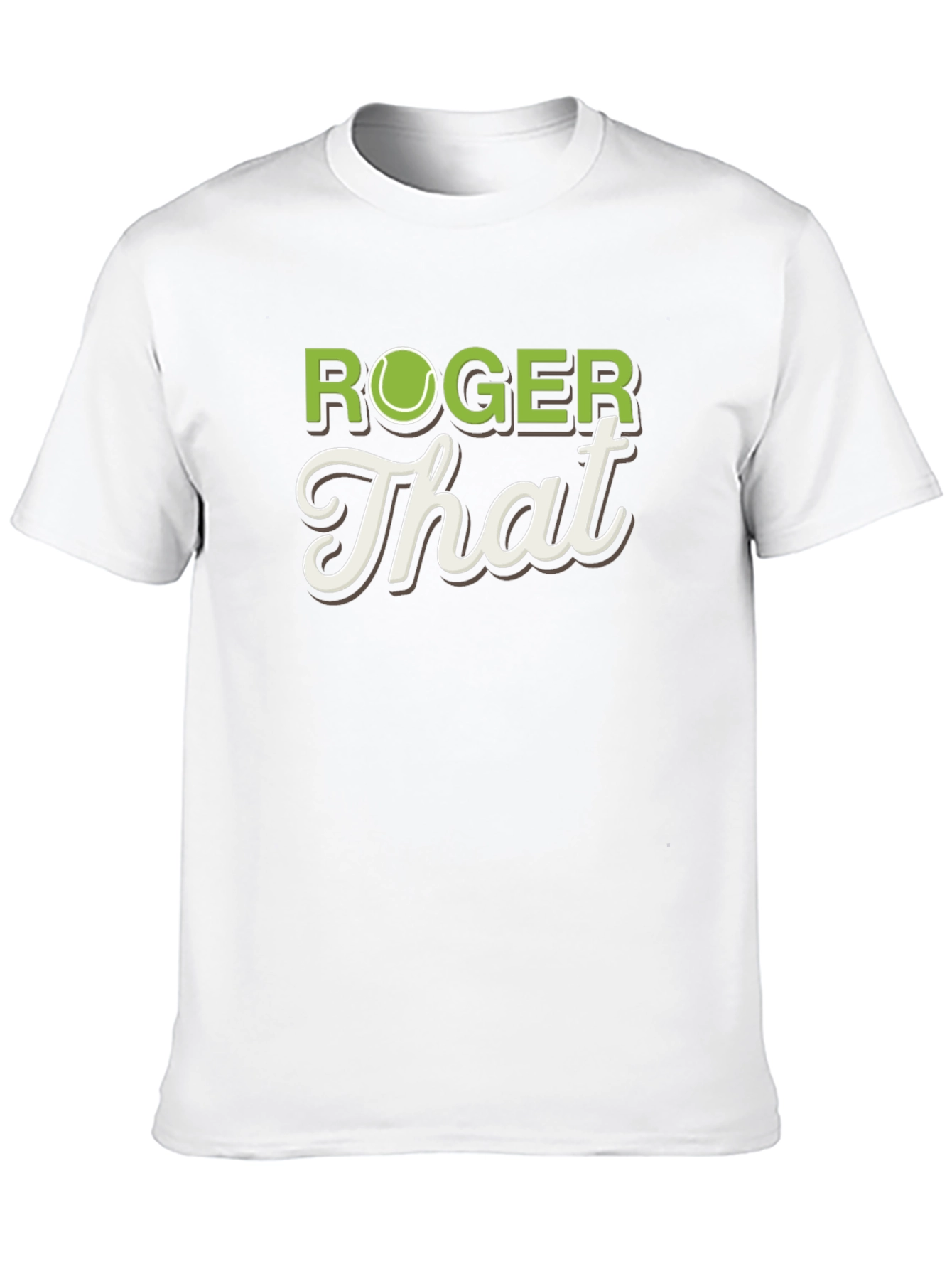 Black Roger That Tennis T-Shirt - Funny Player Tee view 10