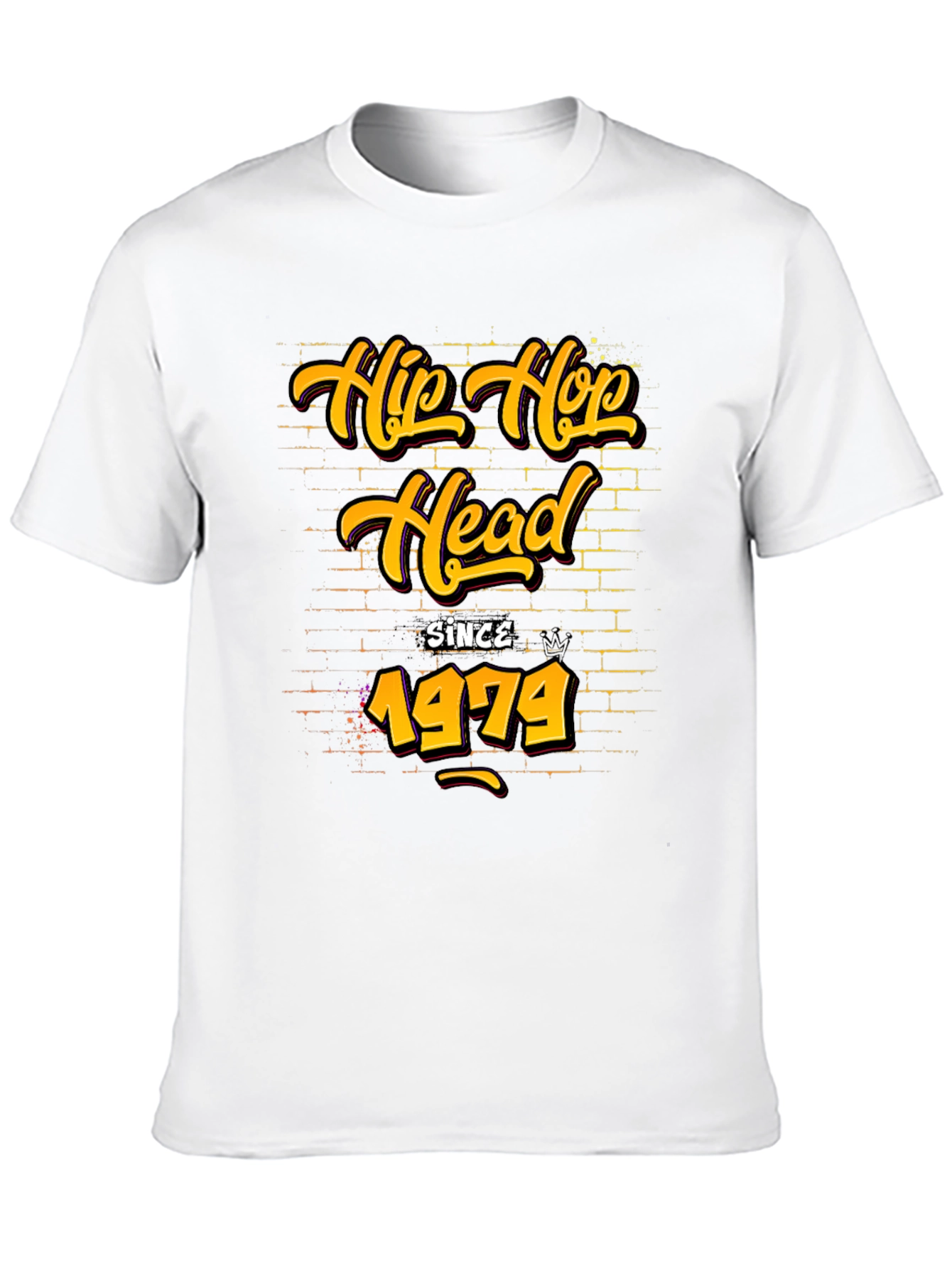 Black Hip Hop Head Since 1979 T-Shirt view 10
