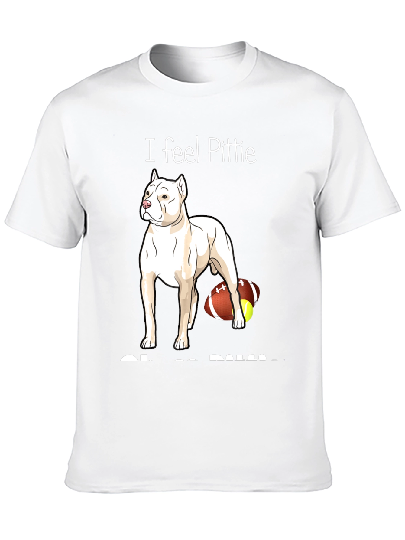 Black I Feel Pittie T-Shirt view 10