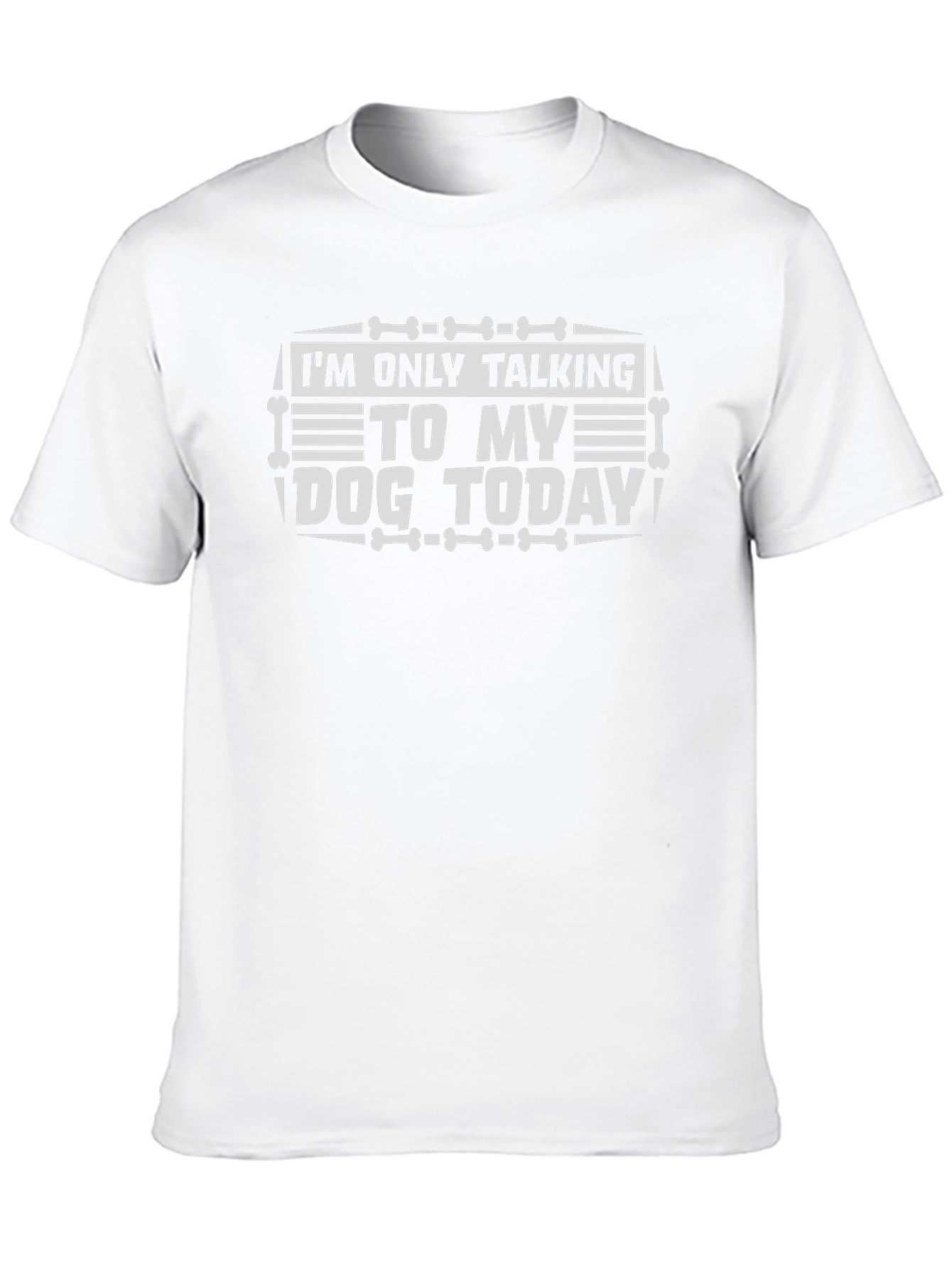 Black Dog Lover T-Shirt - I Only Talk To My Dog Today view 10