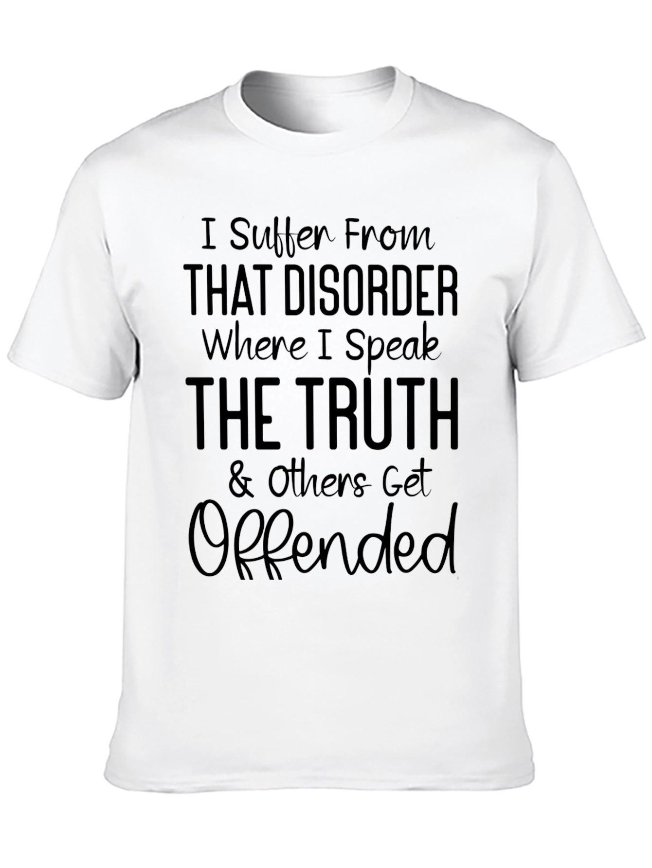 Black Truth Speaker T-Shirt - Humor & Honesty view 10