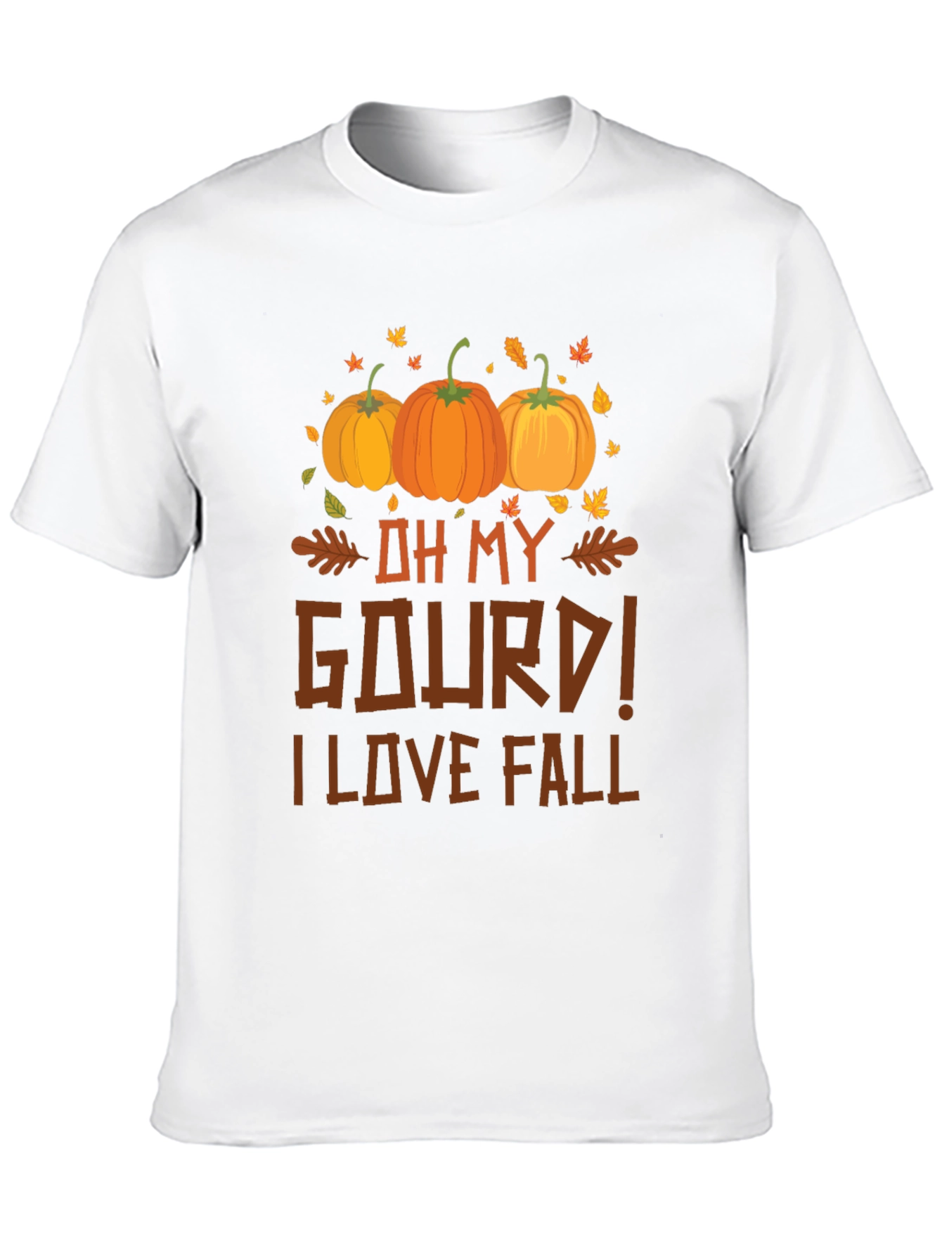 Oh My Gourd! I Love Fall T-Shirt - 10