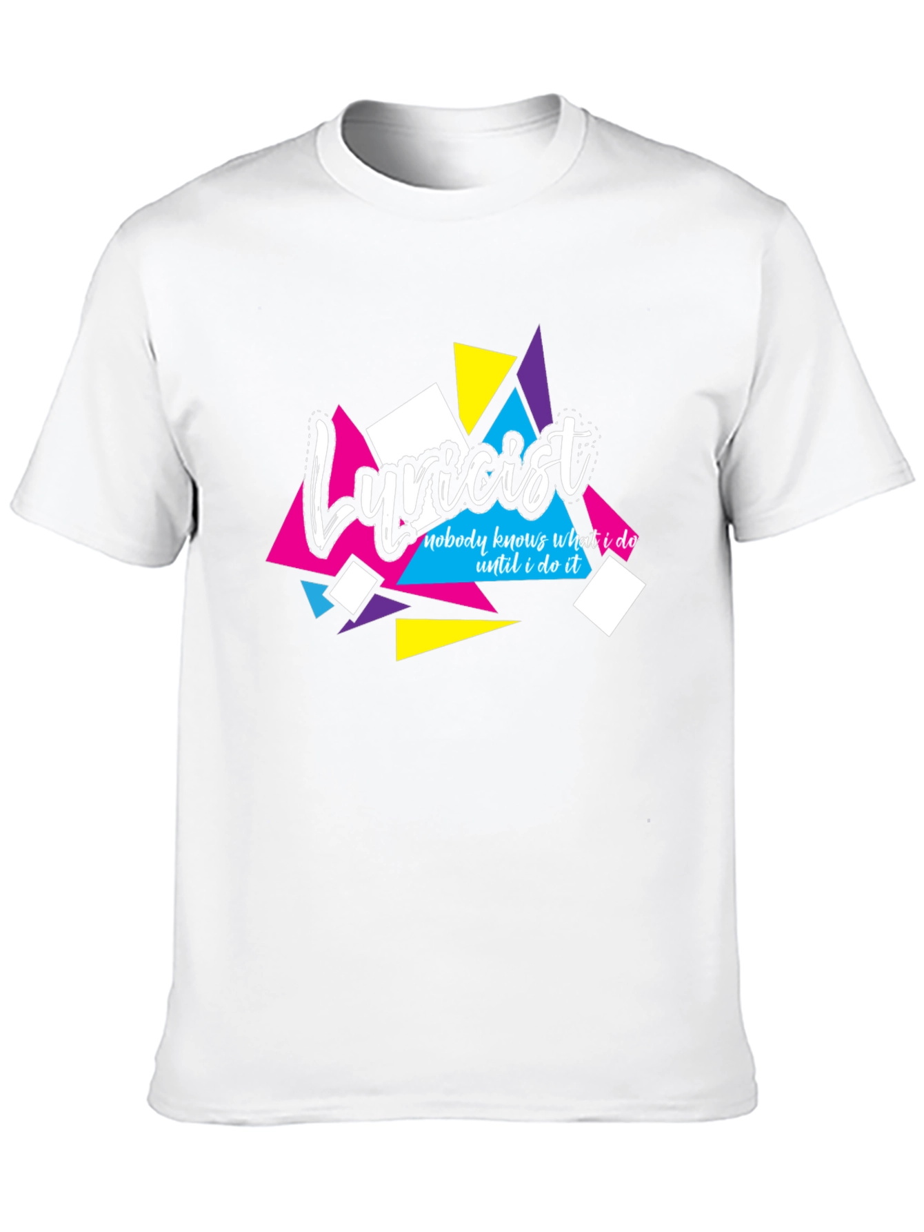 Lyricist Graphic Tee - Nobody Knows What I Do Black T-Shirt - 10