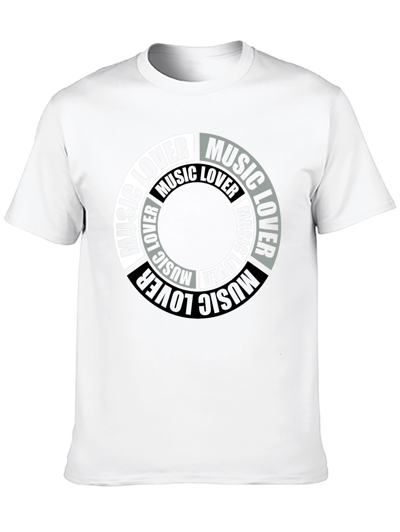 Black Music Lover Graphic T-Shirt - Stylish & Comfortable view 10