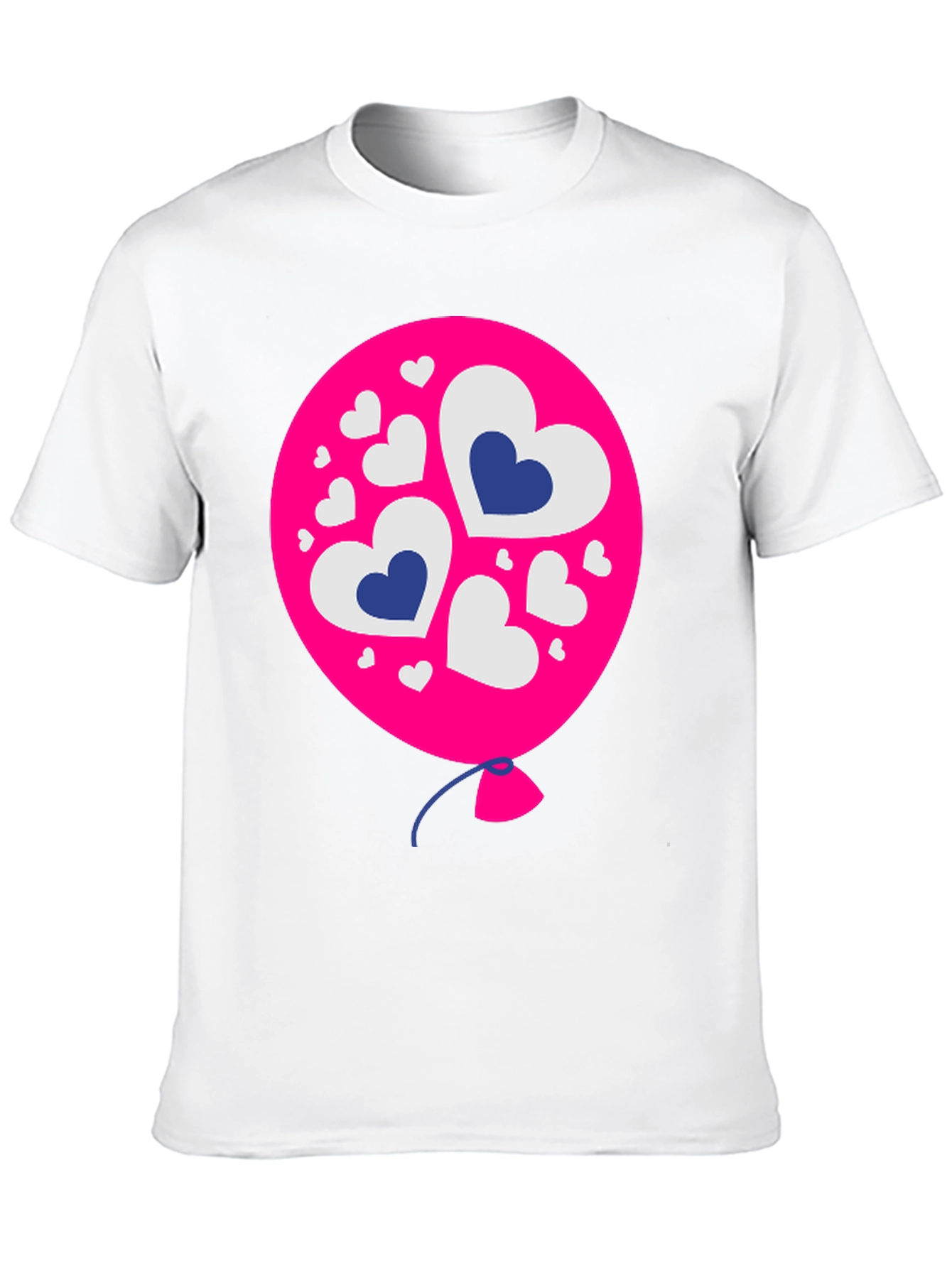 Heart Balloon Graphic Tee - Black - 10