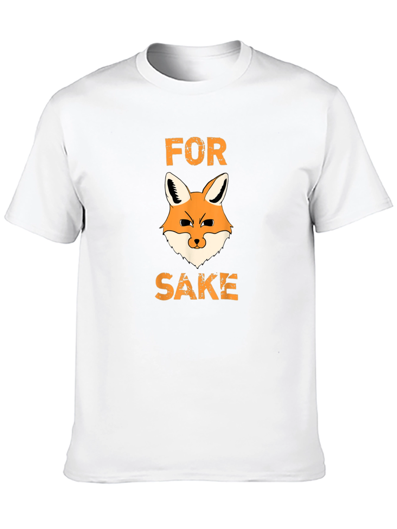 Black For Fox Sake T-Shirt - Funny Graphic Tee view 10